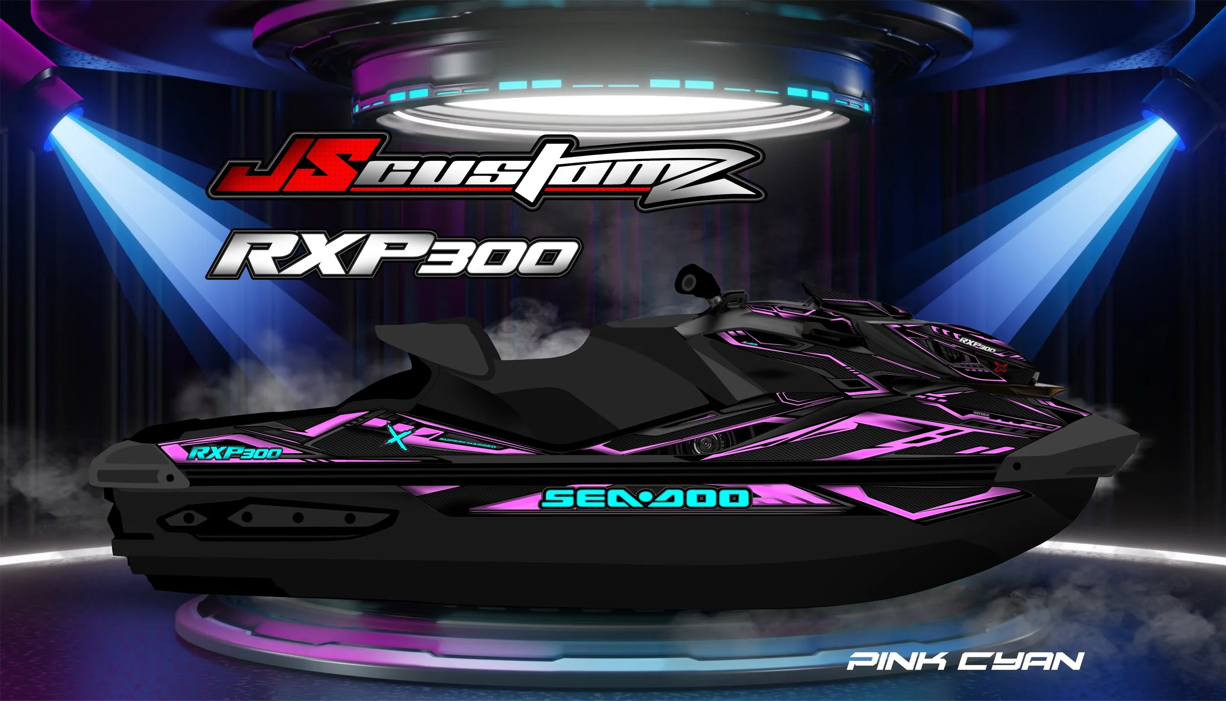 SEADOO RXPX 21 UP JS4 GRAPHIC KIT PINK CYAN.jpg