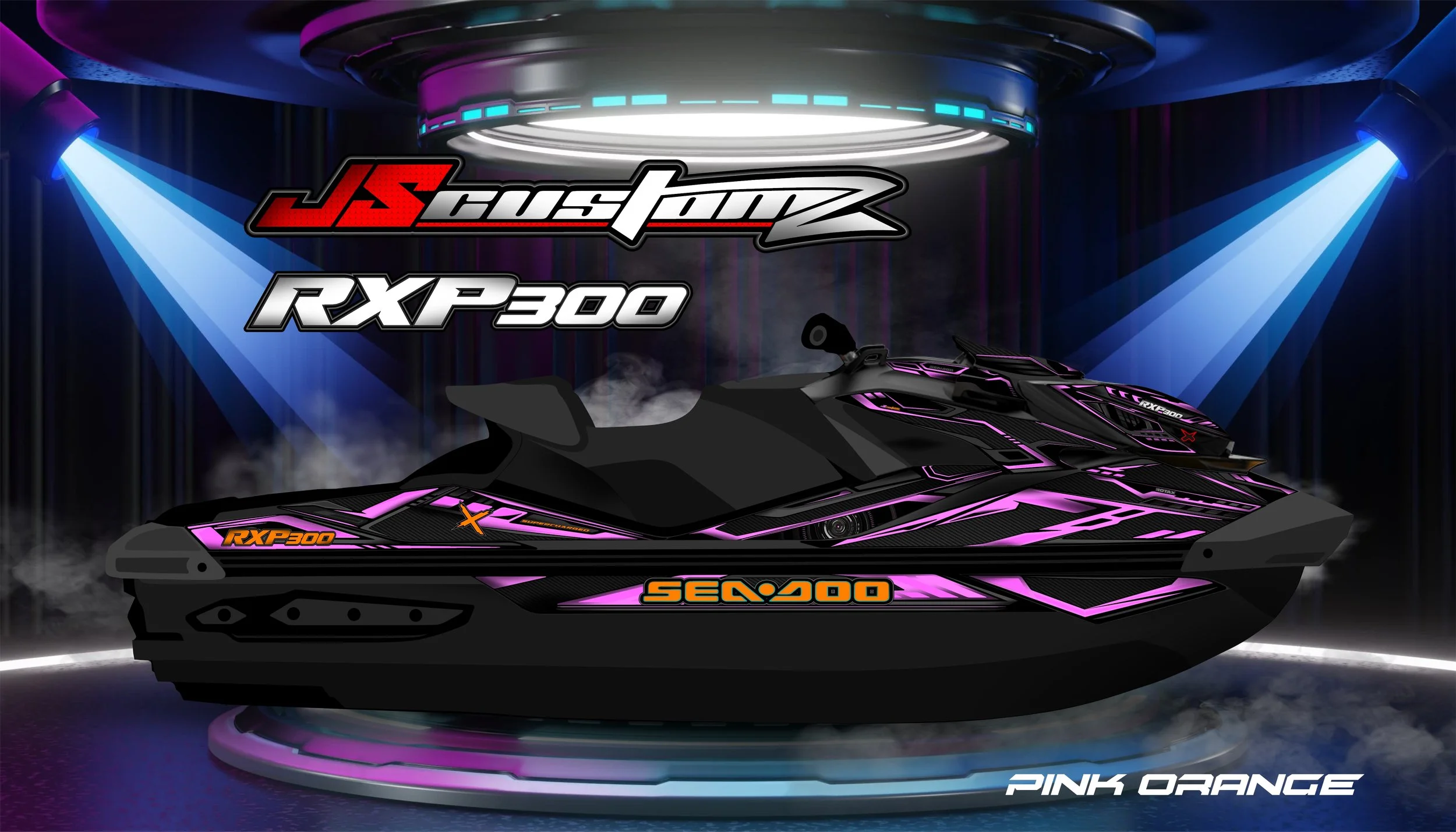SEADOO RXPX 21 UP JS4 GRAPHIC KIT PINK ORANGE.jpg