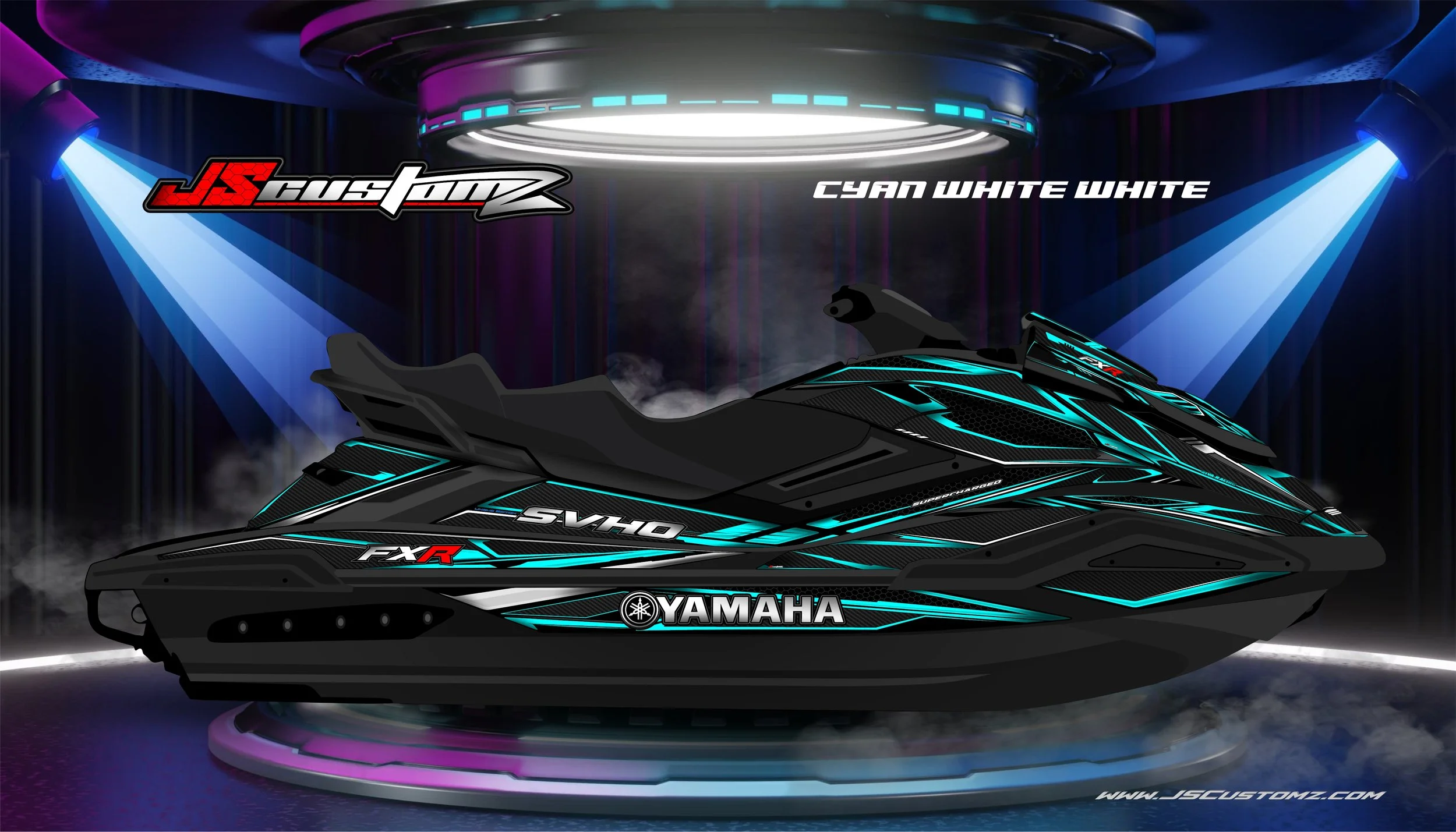 Yamaha FX 19-UP JS4 GRAPHIC KIT 2025 Cyan white white.jpg