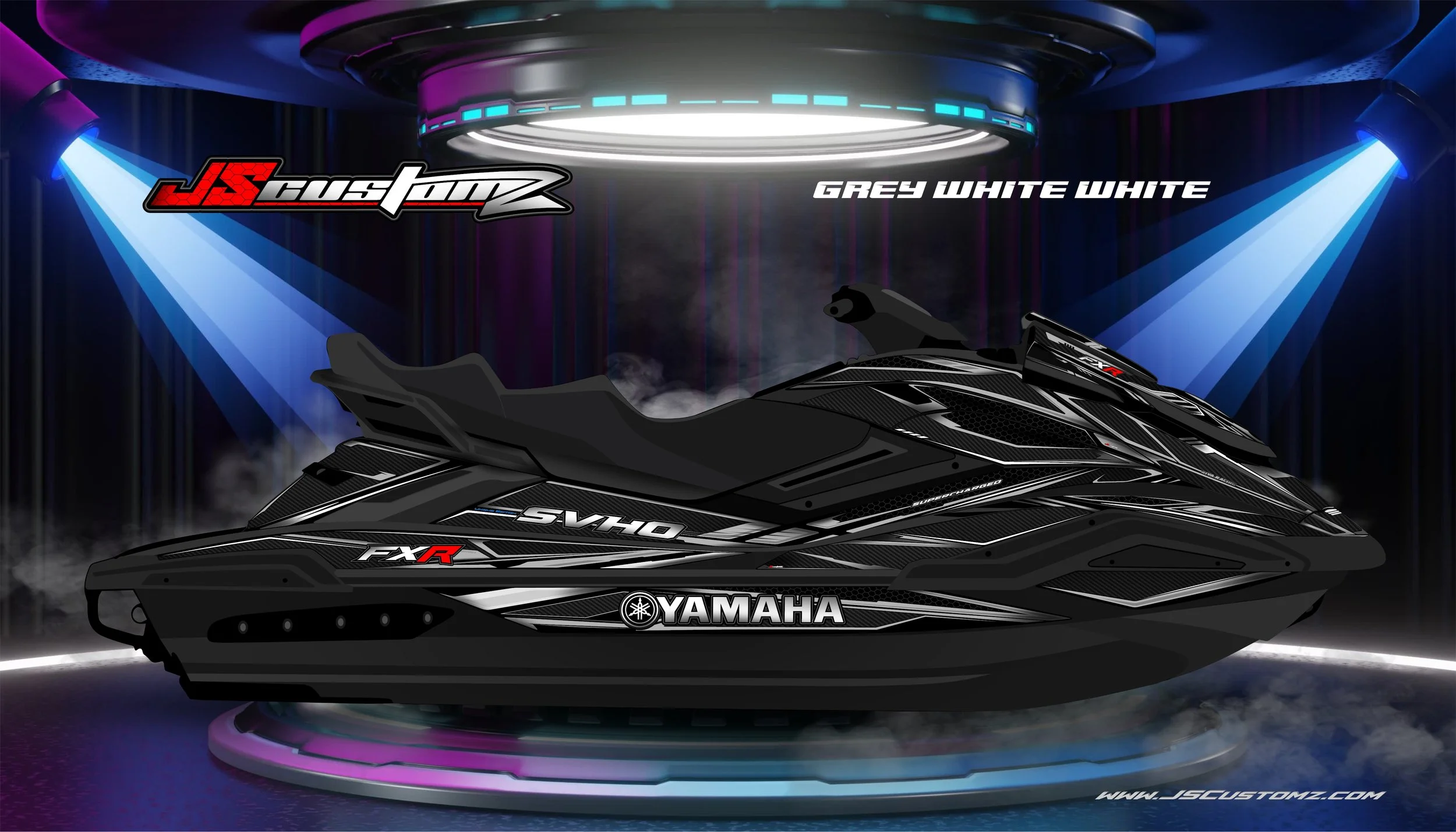 Yamaha FX 19-UP JS4 GRAPHIC KIT 2025 grey white white.jpg