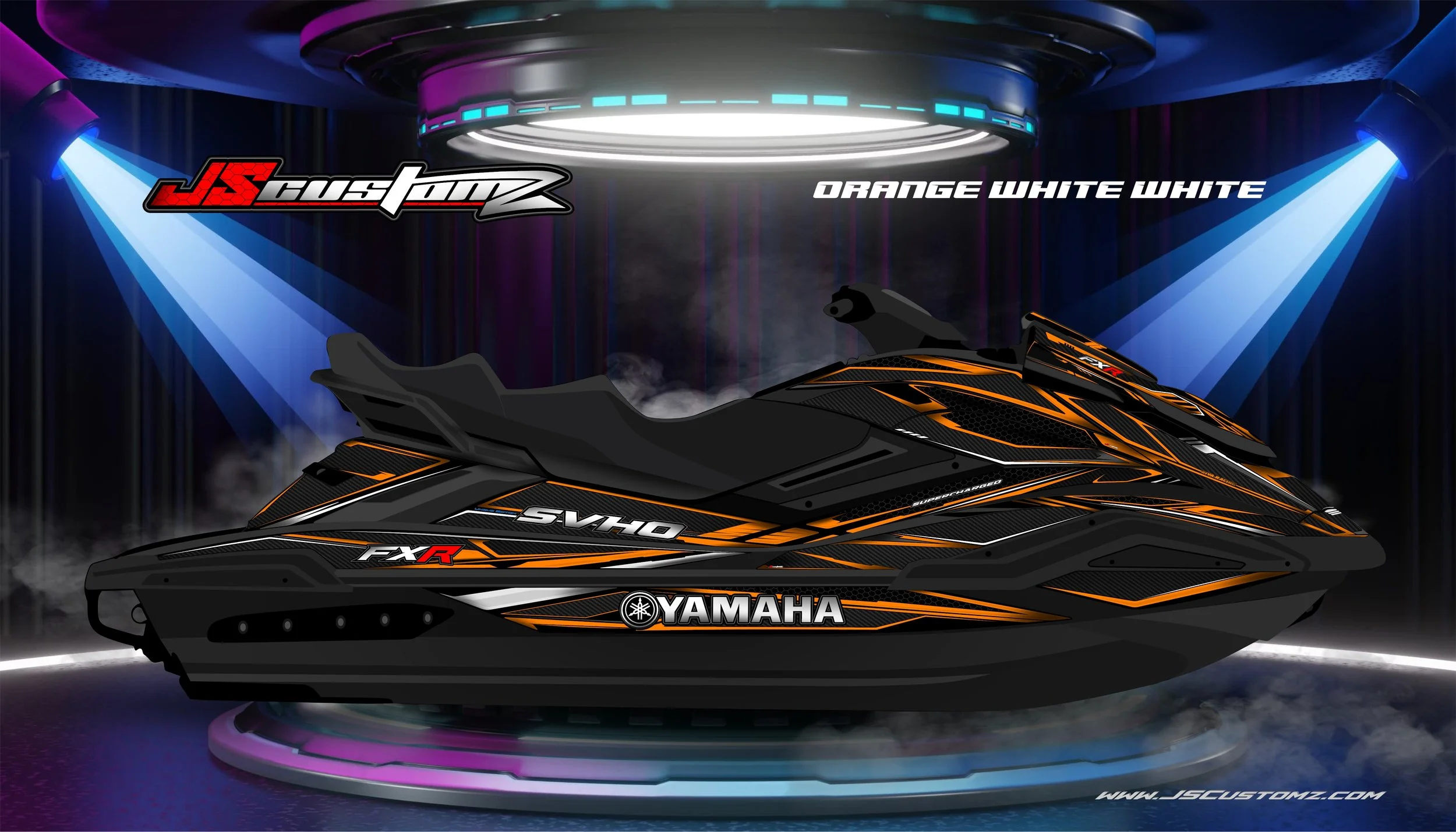 Yamaha FX 19-UP JS4 GRAPHIC KIT 2025 Orange white white.jpg