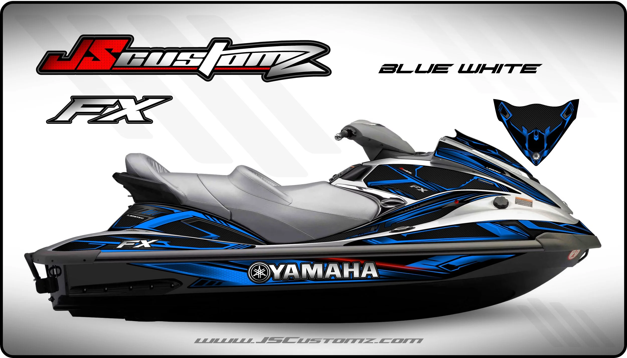 YAMAHA FX 2006-2008 JS1 GRAPHIC KIT BLUE WHITE 1.jpg