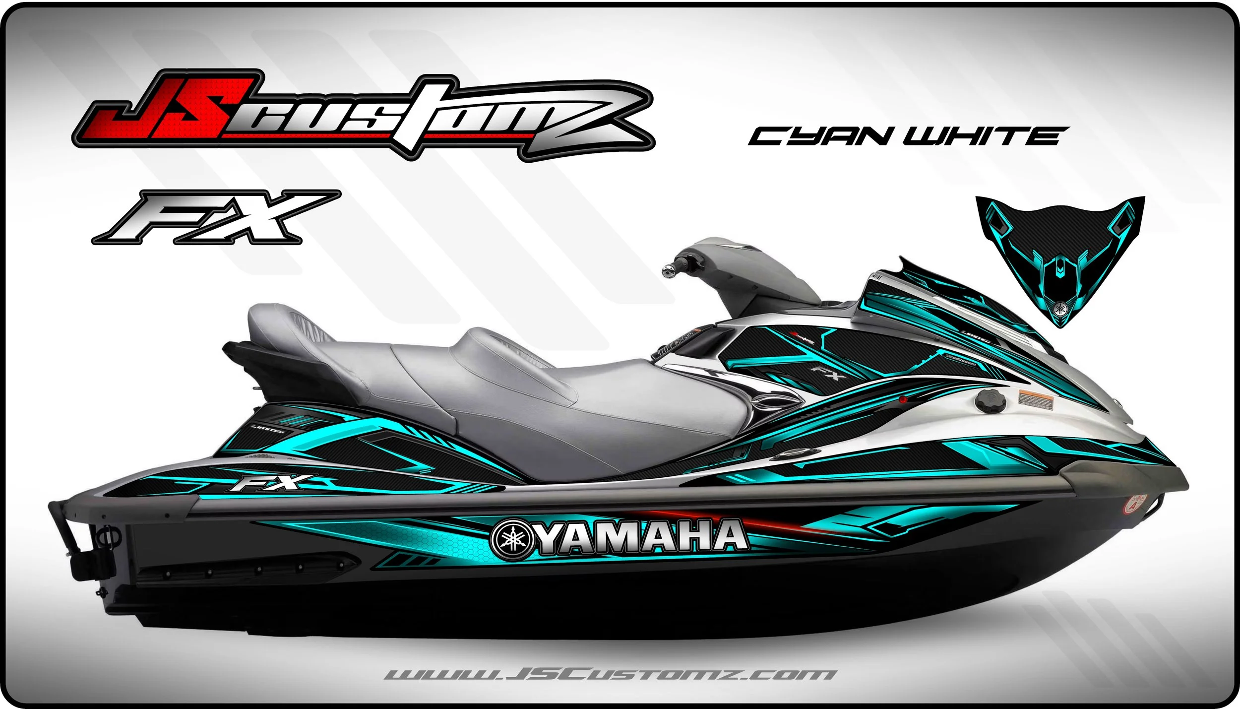 YAMAHA FX 2006-2008 JS1 GRAPHIC KIT CYAN WHITE.jpg