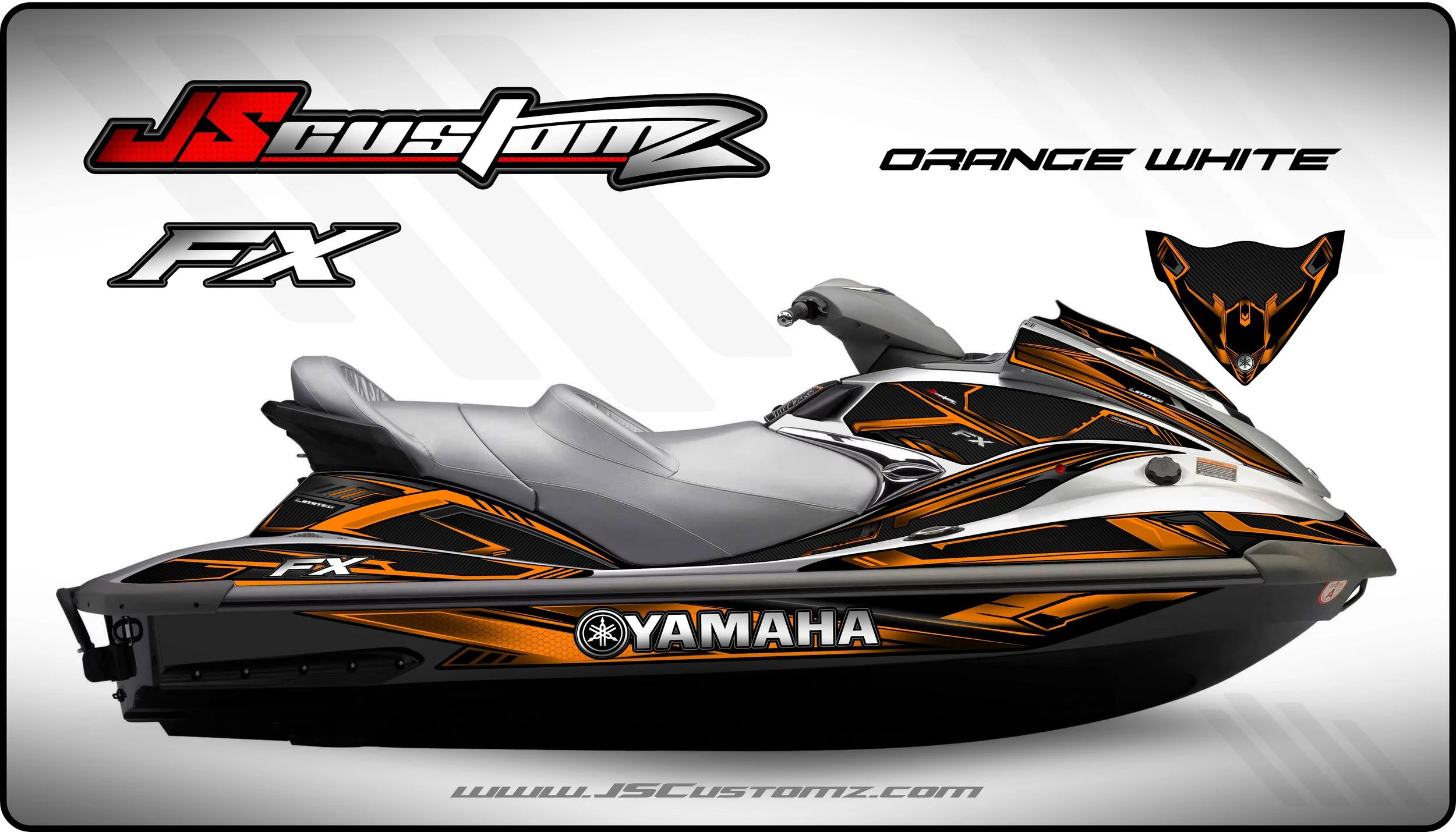 YAMAHA FX 2006-2008 JS1 GRAPHIC KIT ORANGE WHITE.jpg