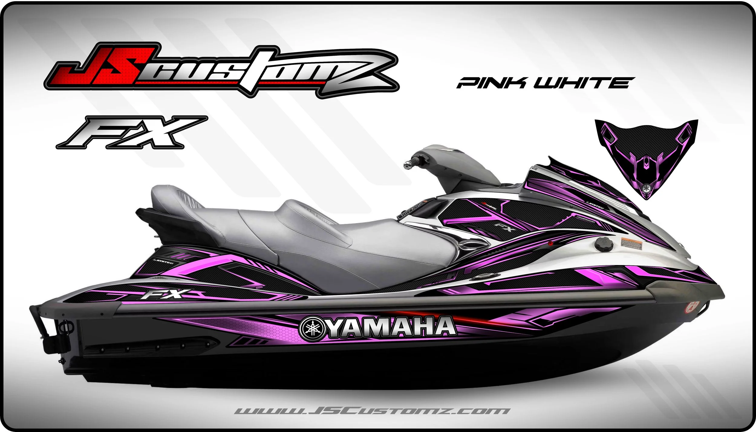 YAMAHA FX 2006-2008 JS1 GRAPHIC KIT PINK WHITE.jpg