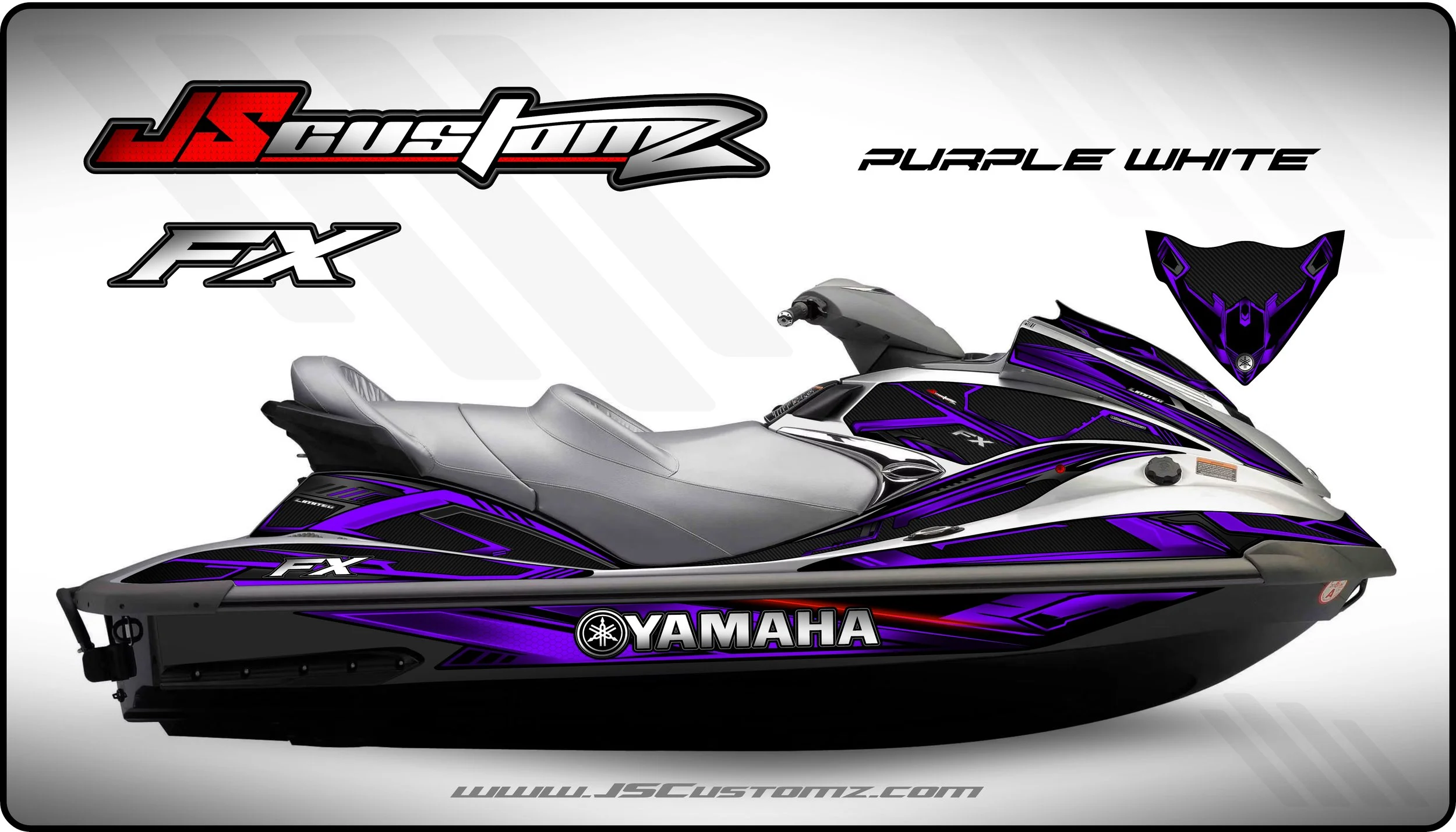 YAMAHA FX 2006-2008 JS1 GRAPHIC KIT PURPLE WHITE.jpg