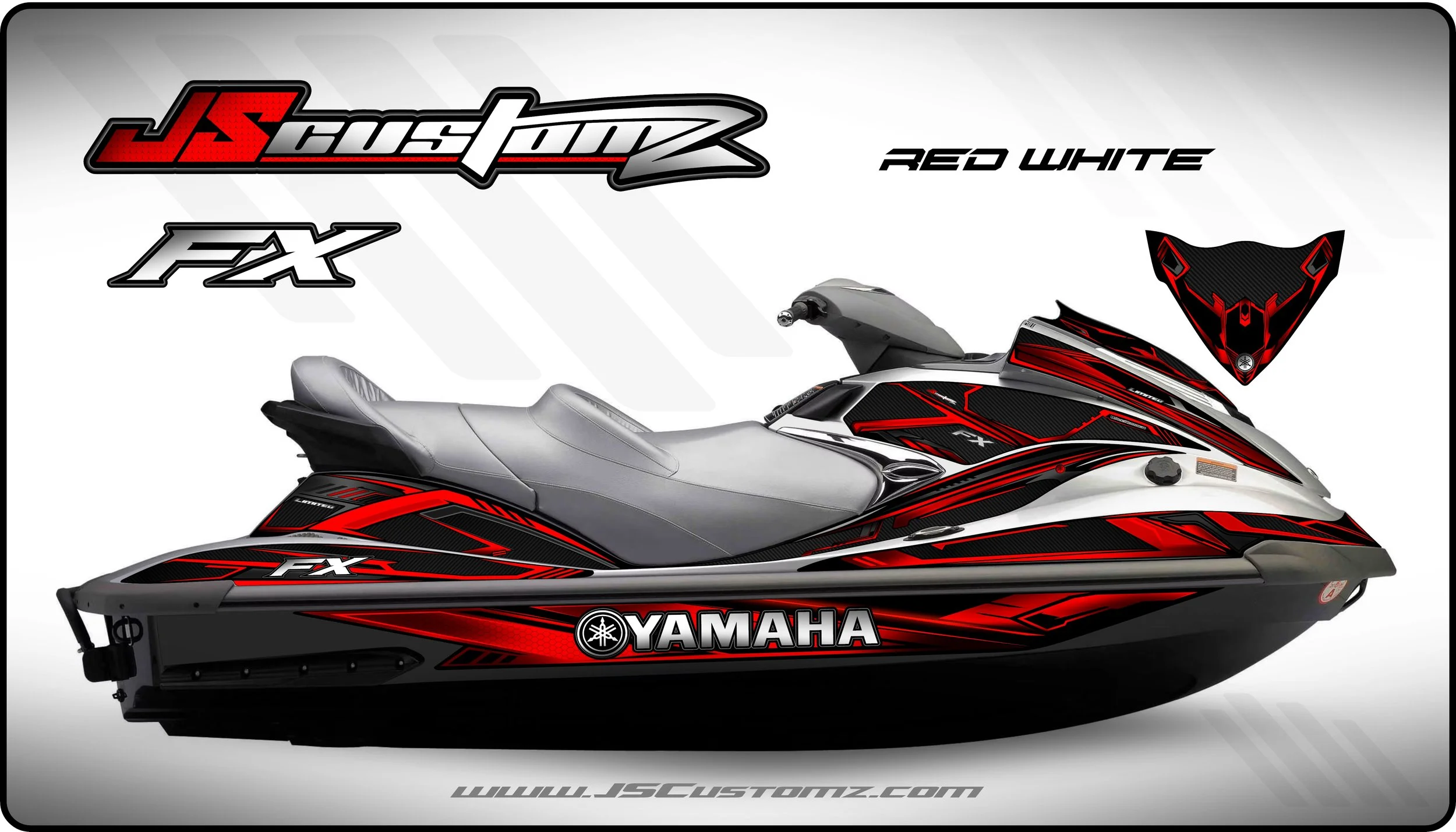 YAMAHA FX 2006-2008 JS1 GRAPHIC KIT RED WHITE.jpg