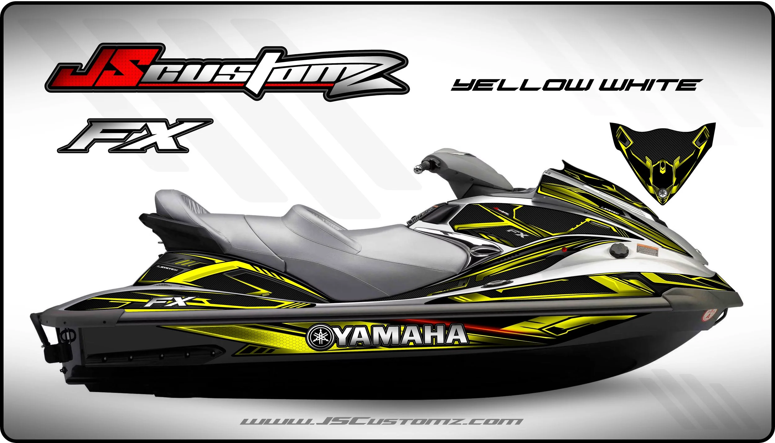 YAMAHA FX 2006-2008 JS1 GRAPHIC KIT YELLOW WHITE.jpg