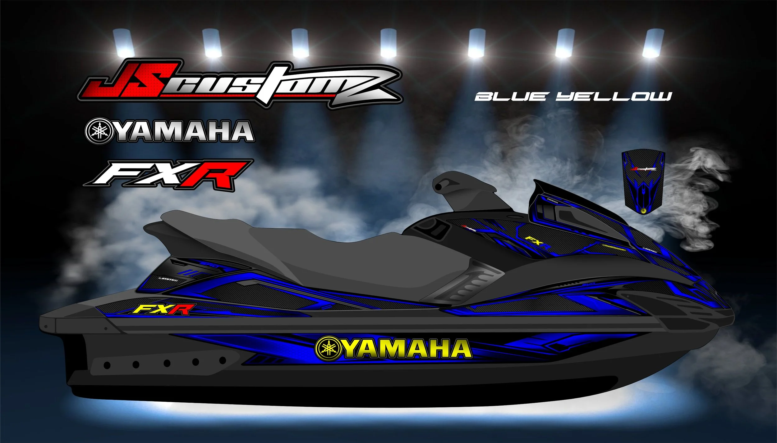 YAMAHA FX 2008-2011 JS2 GRAPHIC KIT BLUE YELLOW.jpg