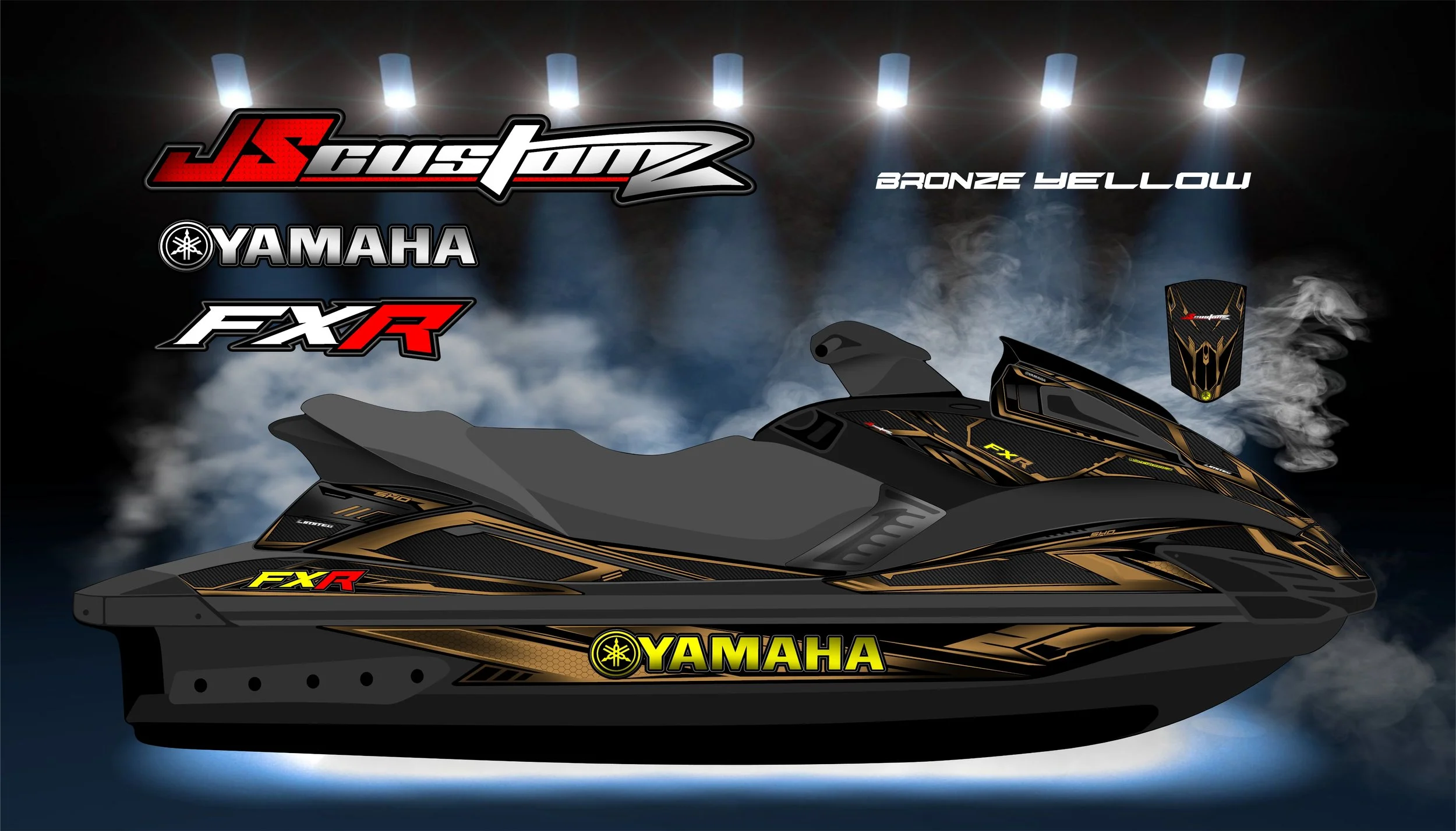 YAMAHA FX 2008-2011 JS2 GRAPHIC KIT BRONZE YELLOW.jpg