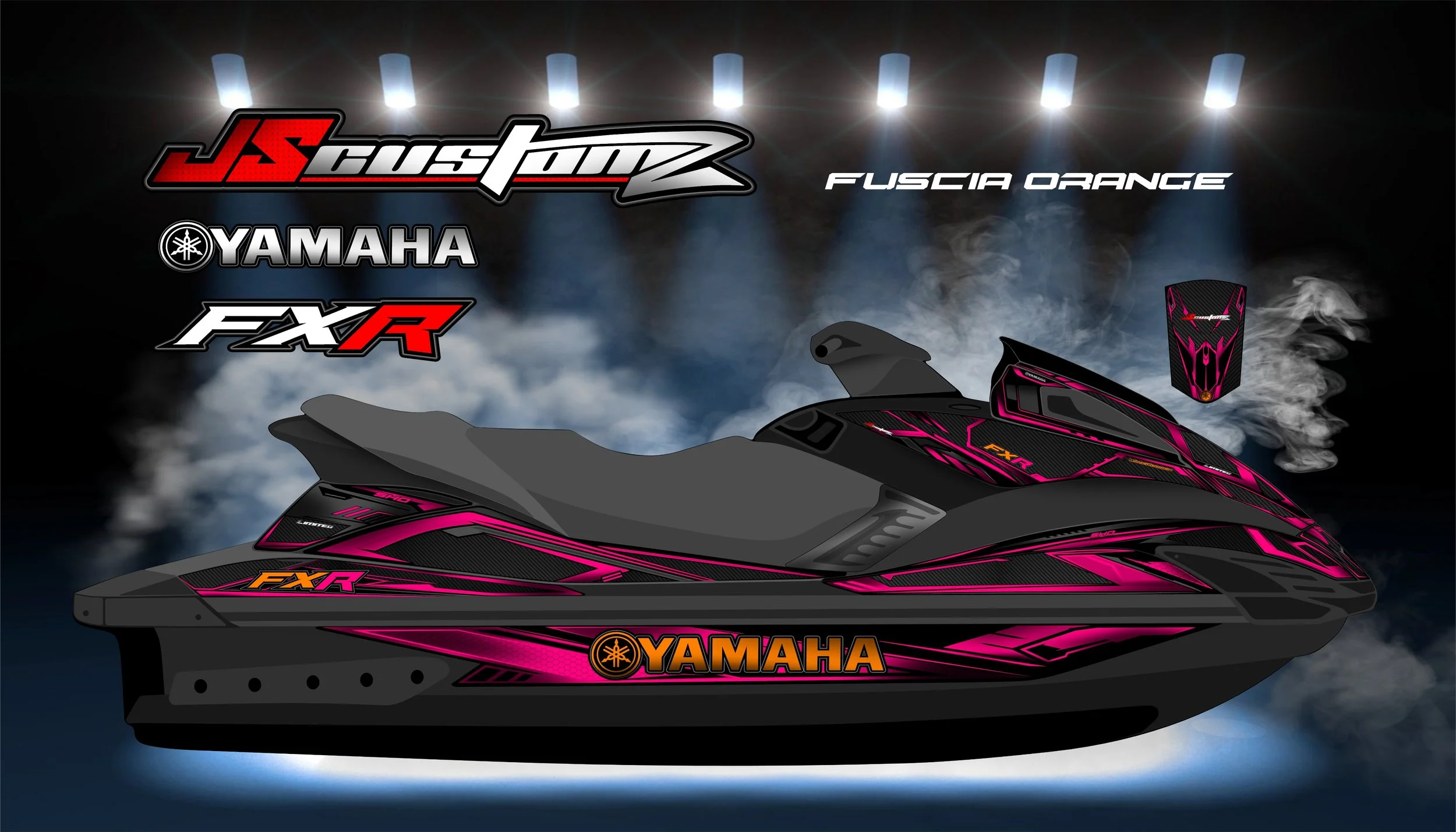 YAMAHA FX 2008-2011 JS2 GRAPHIC KIT FUSCIA ORANGE.jpg