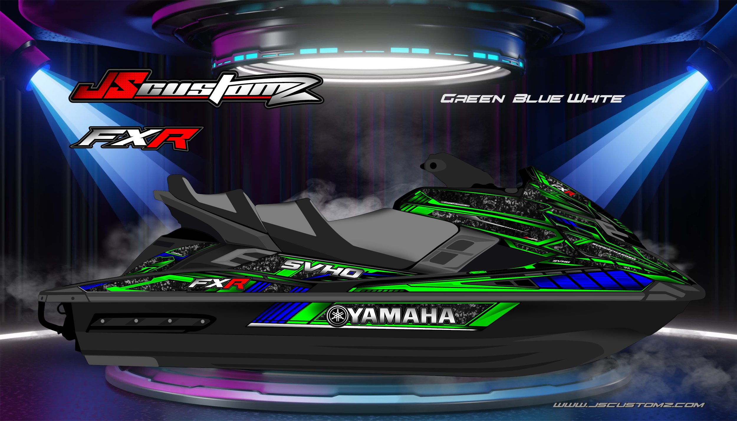 YAMAHA FX 11-18 JS2 GRAPHIC KIT 2024 GREEN BLUE WHITE.jpg