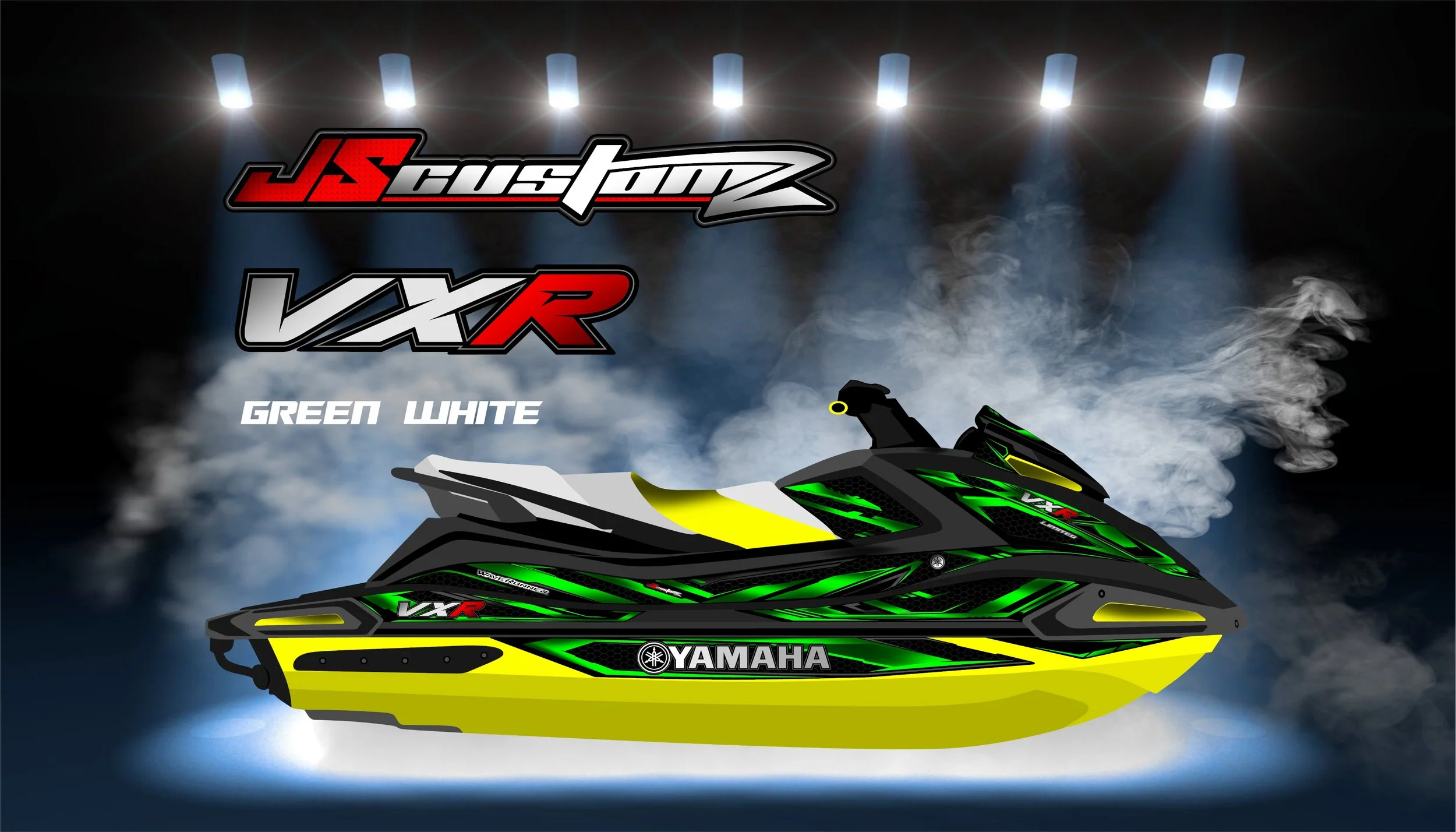 YAMAHA VX 21-UP JS1 GRAPHIC KIT YELLOW MODEL GREEN WHITE.jpg
