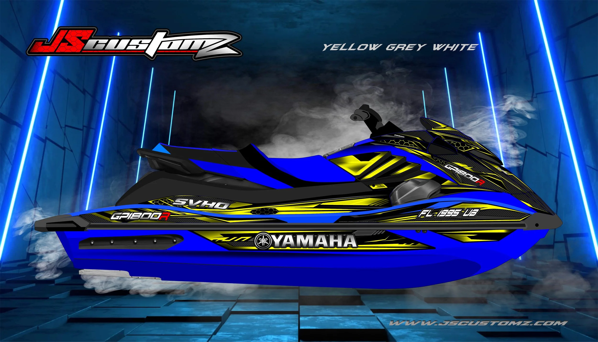 Yamaha GP21 UP JS1 GRAPHIC KIT  blue hull  2025 yellow grey white.jpg
