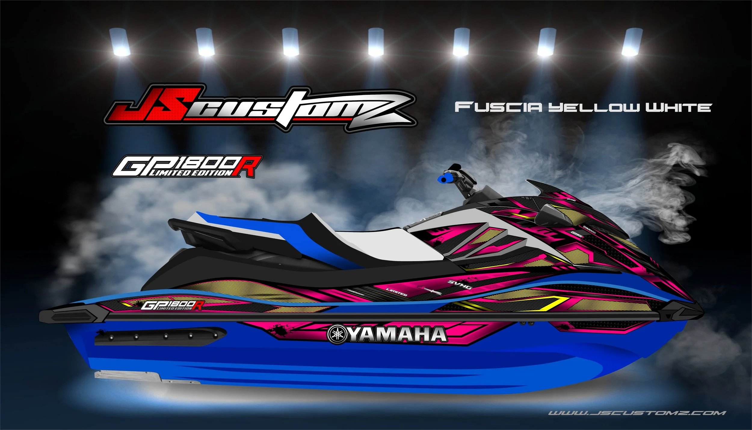 Yamaha GP1800 21-UP JS3 Graphic Kit Fuscia Yellow White.jpg