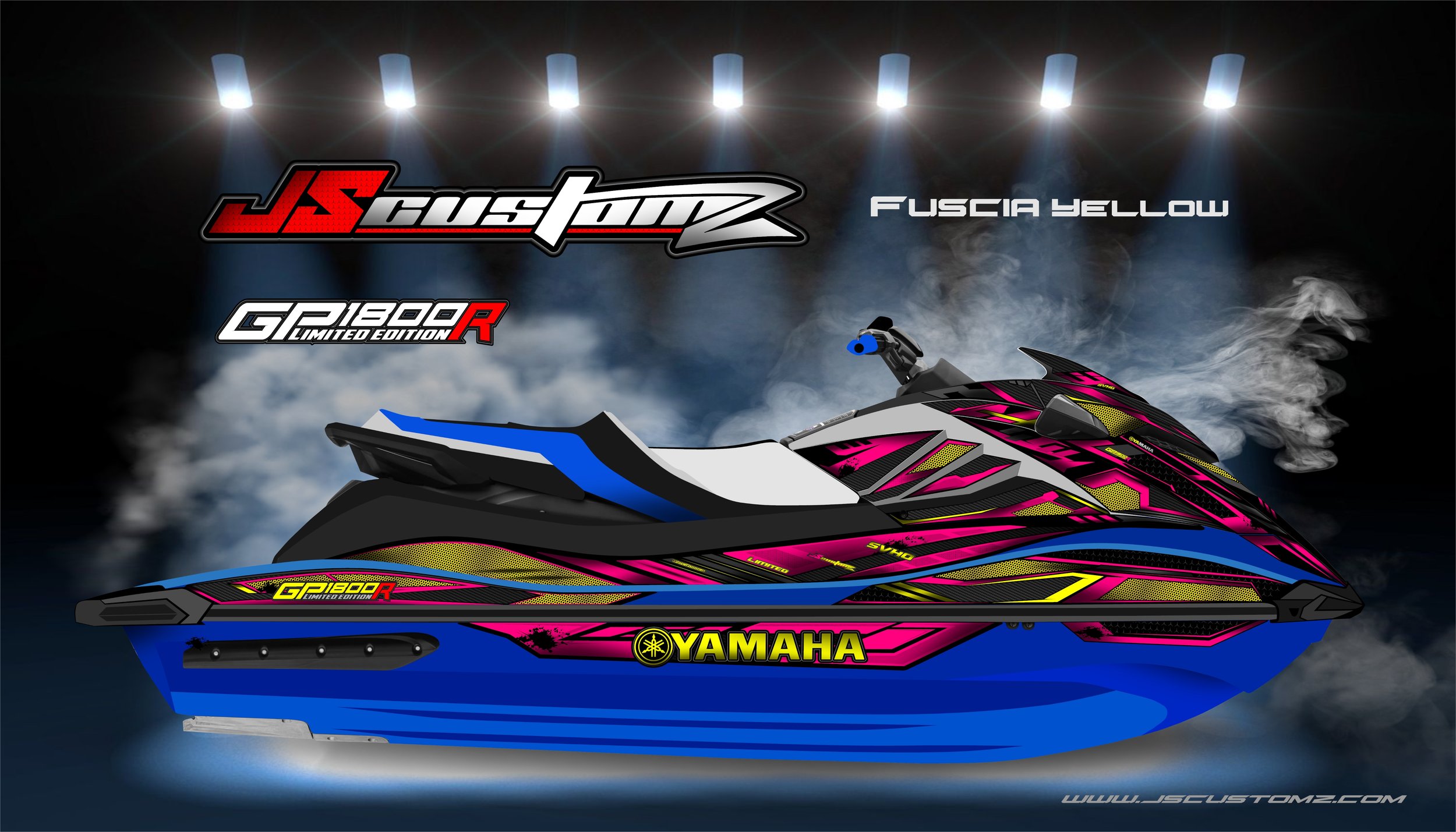 Yamaha GP1800 21-UP JS3 Graphic Kit Fuscia Yellow.jpg