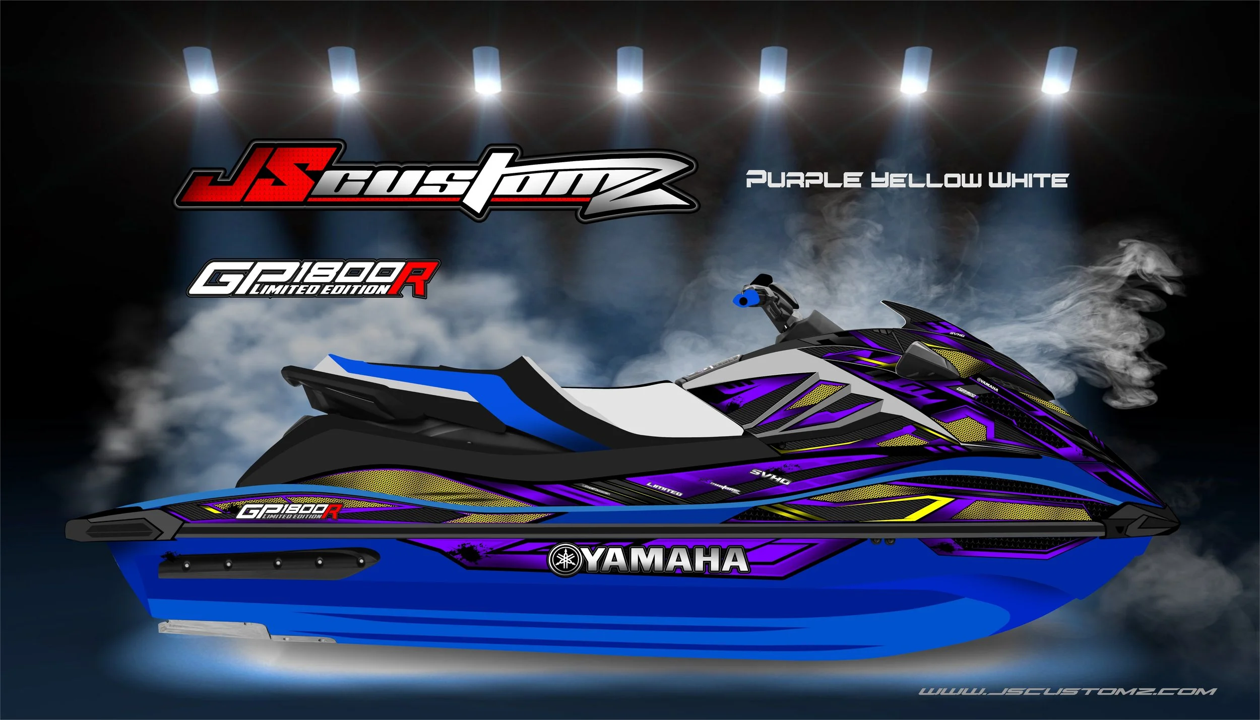Yamaha GP1800 21-UP JS3 Graphic Kit Purple Yellow White.jpg