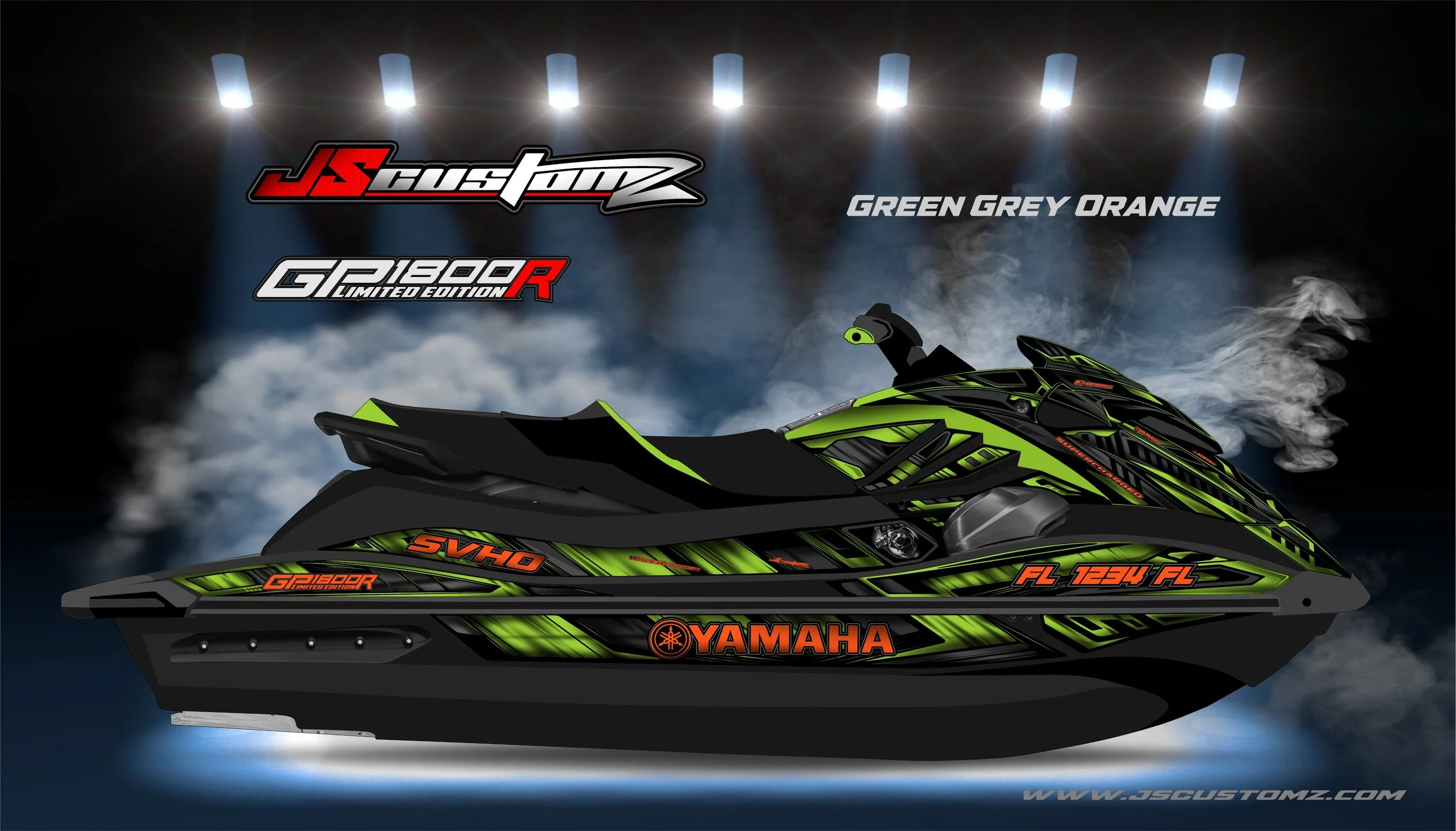 YAMAHA GP21-UP JS4 GRAPHIC KIT GREEN GREY ORANGE.jpg