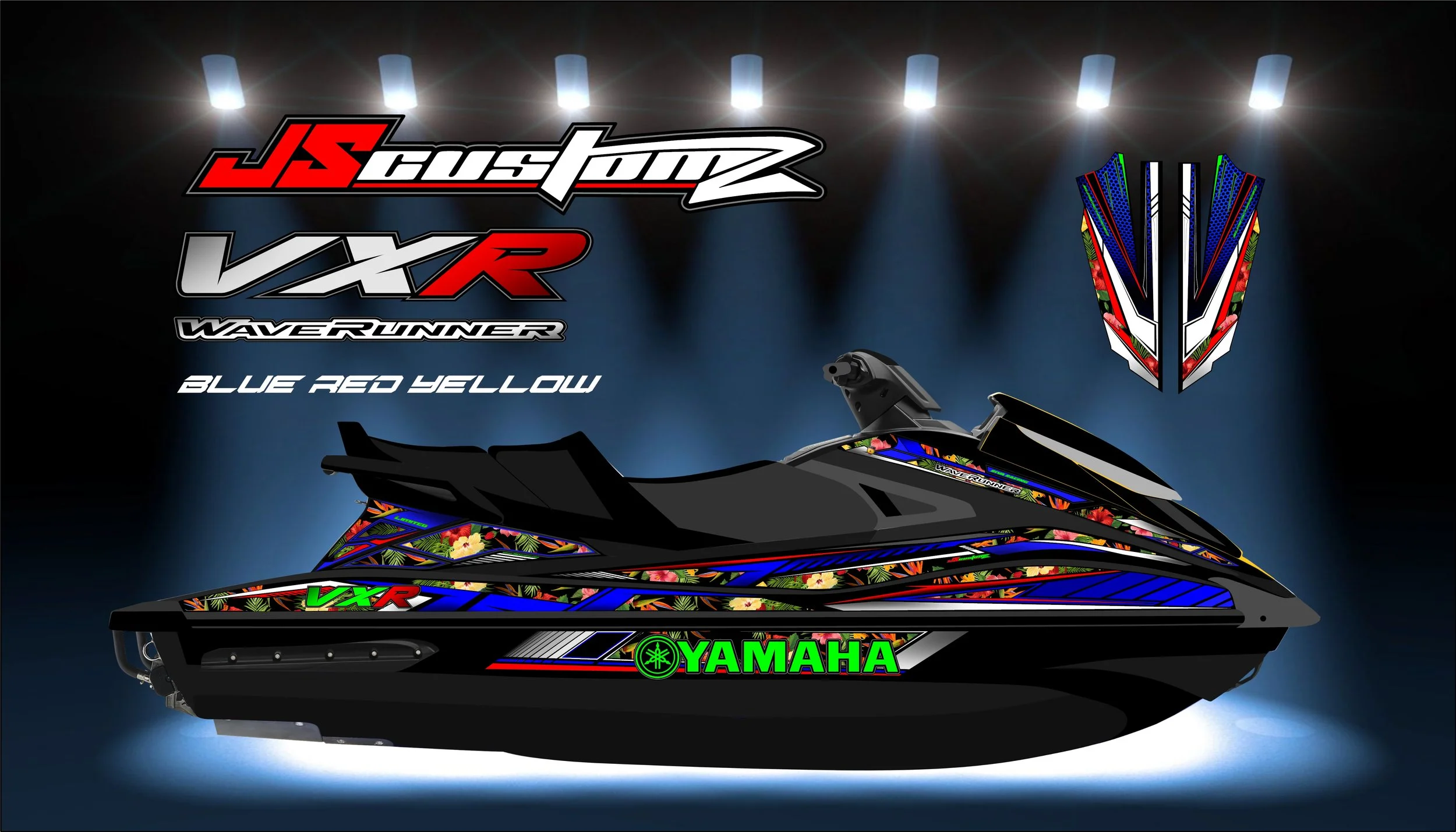 YAMAHA VX 15-20 JS2 GRAPHIC KIT BLUE RED GREEN.jpg