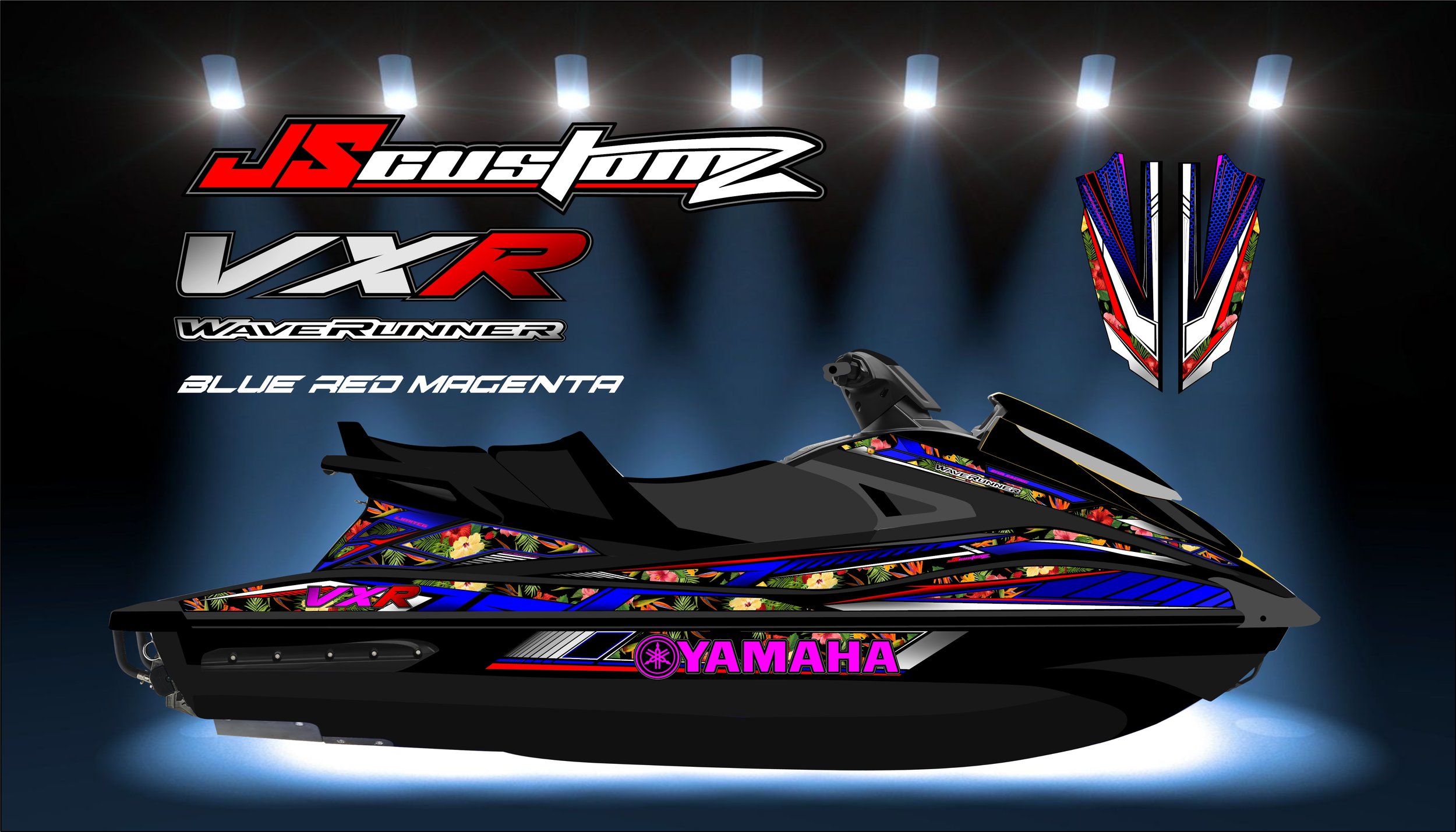 YAMAHA VX 15-20 JS2 GRAPHIC KIT BLUE RED MAGENTA.jpg