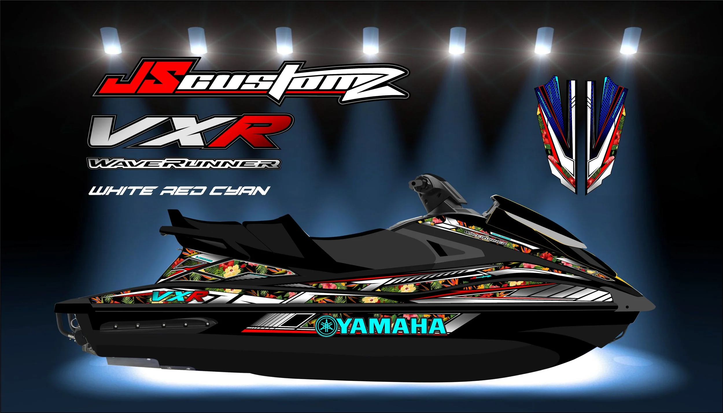 YAMAHA VX 15-20 JS2 GRAPHIC KIT WHITE RED CYAN .jpg