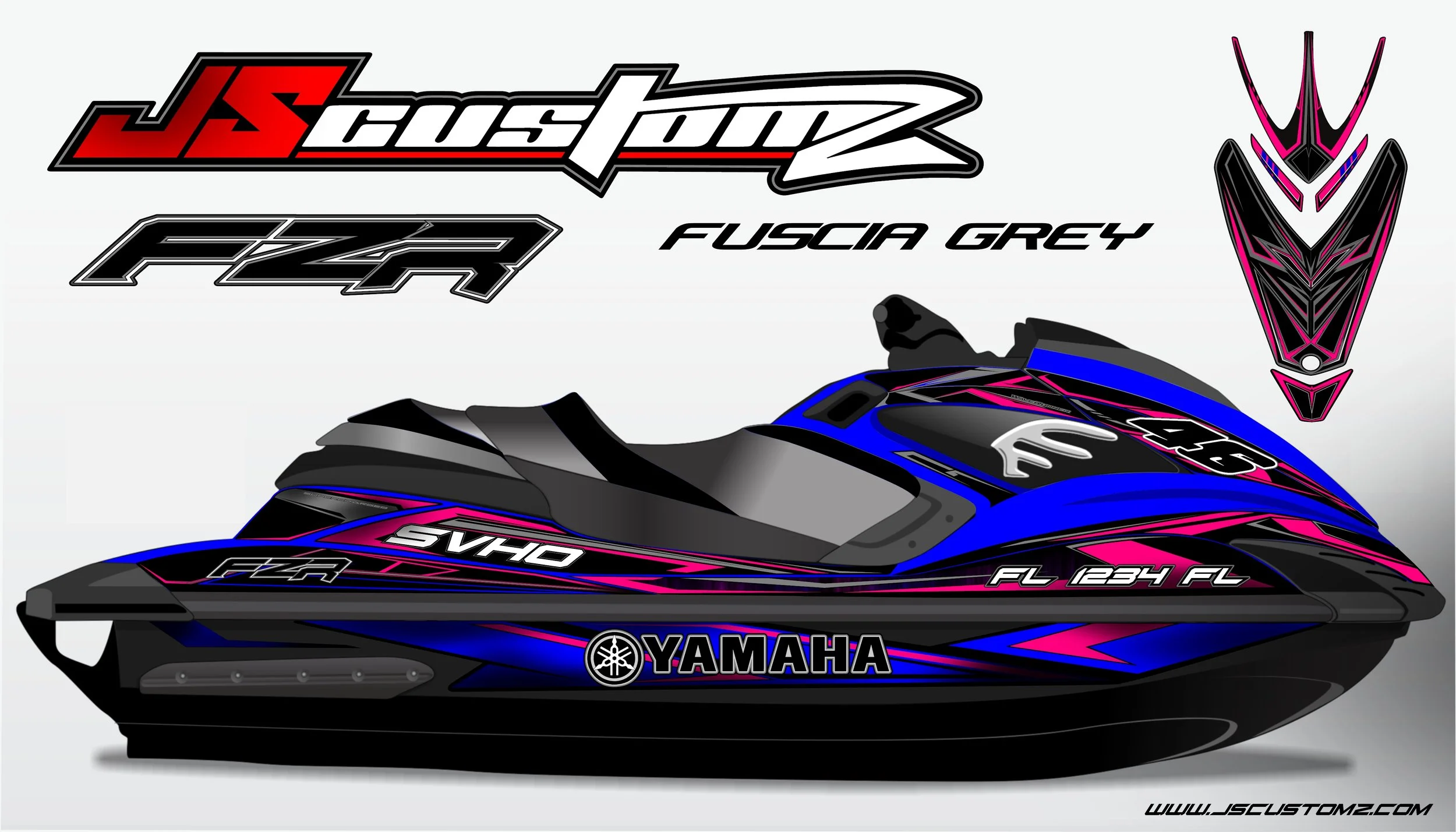 YAMAHA FZR JS2 FULL COLOR GRAPHIC KIT FUSCIA GREY (BLUE).jpg