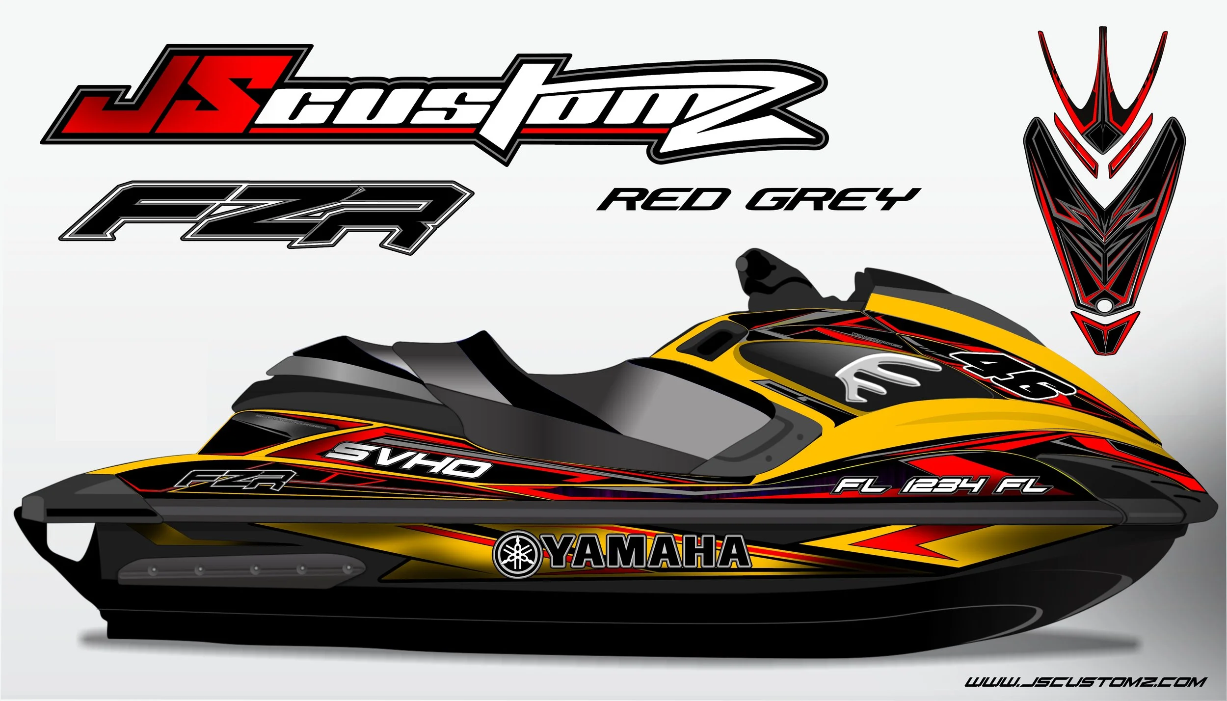 YAMAHA FZR JS2 FULL COLOR GRAPHIC KIT RED GREY (YELLOW).jpg