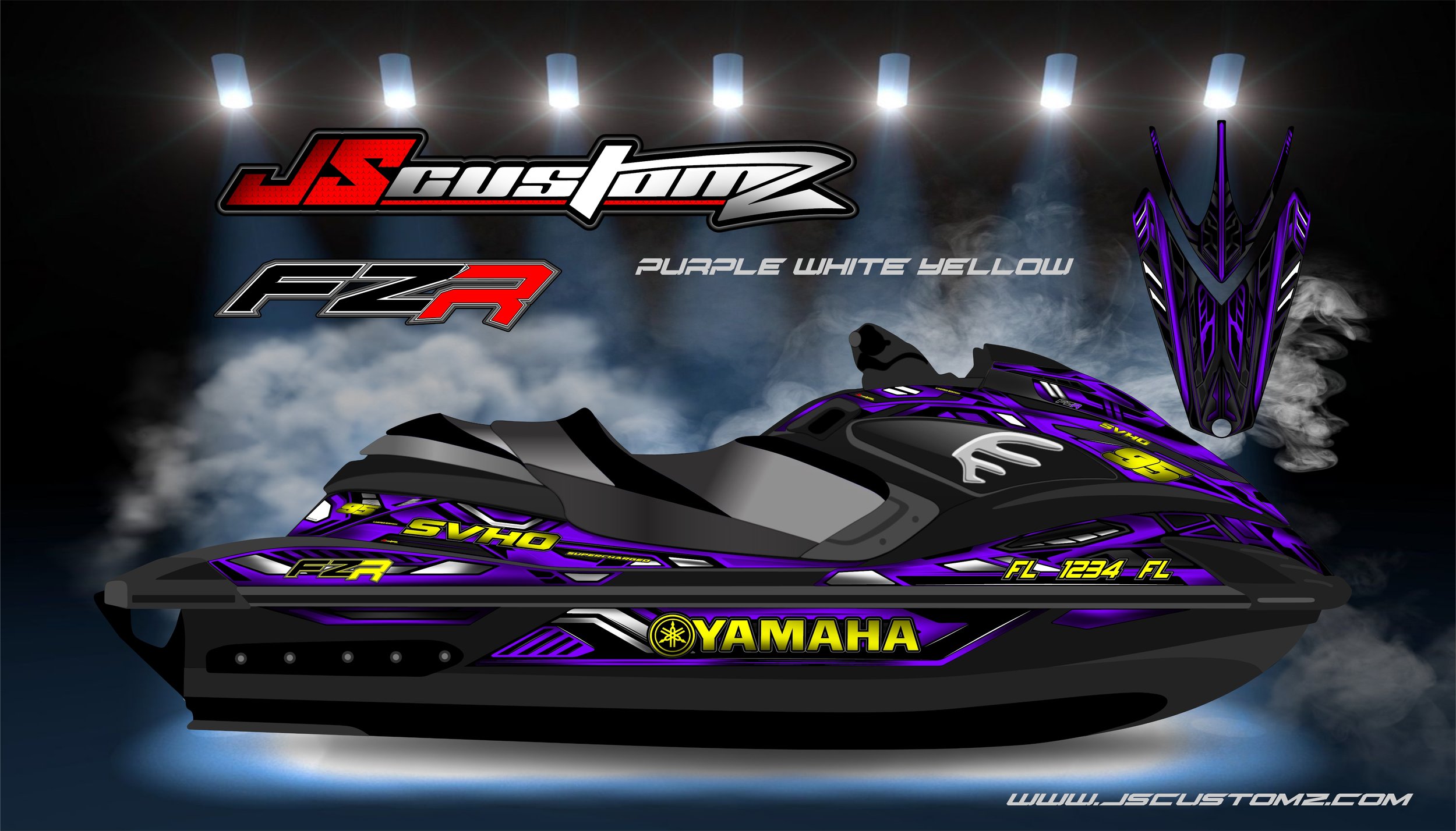 YAMAHA FZR - FZS JS4 GRAPHIC KIT PURPLE WHITE YELLOW.jpg