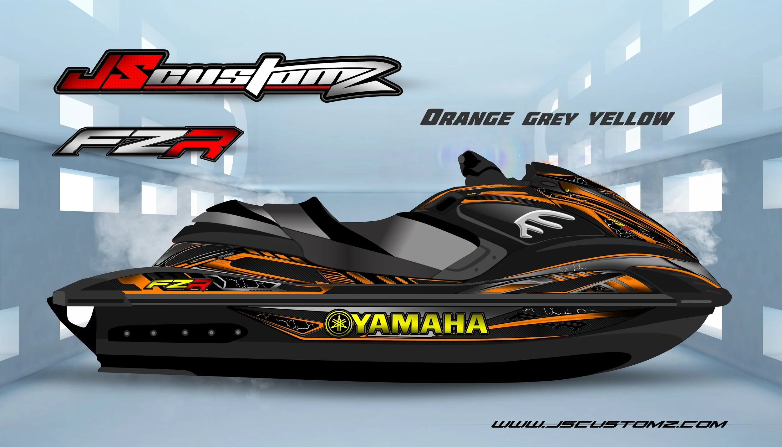 YAMAHA FZR JS5 GRAPHIC KIT ORANGE GREY YELLOW.jpg