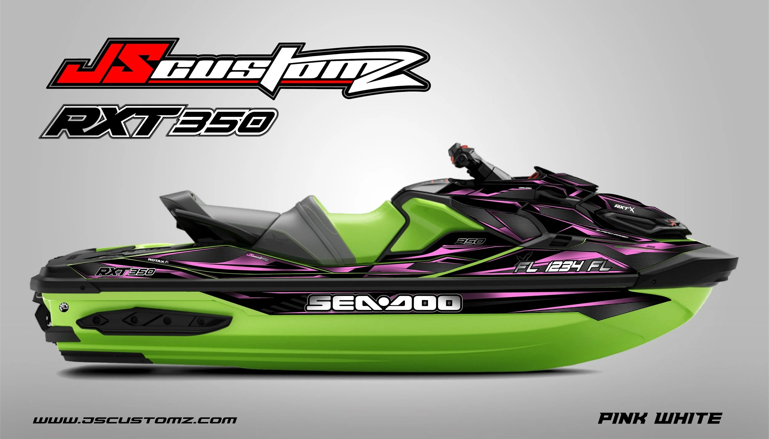 Seadoo RXTX ST3 JS4 Graphic Kit pink white.jpg