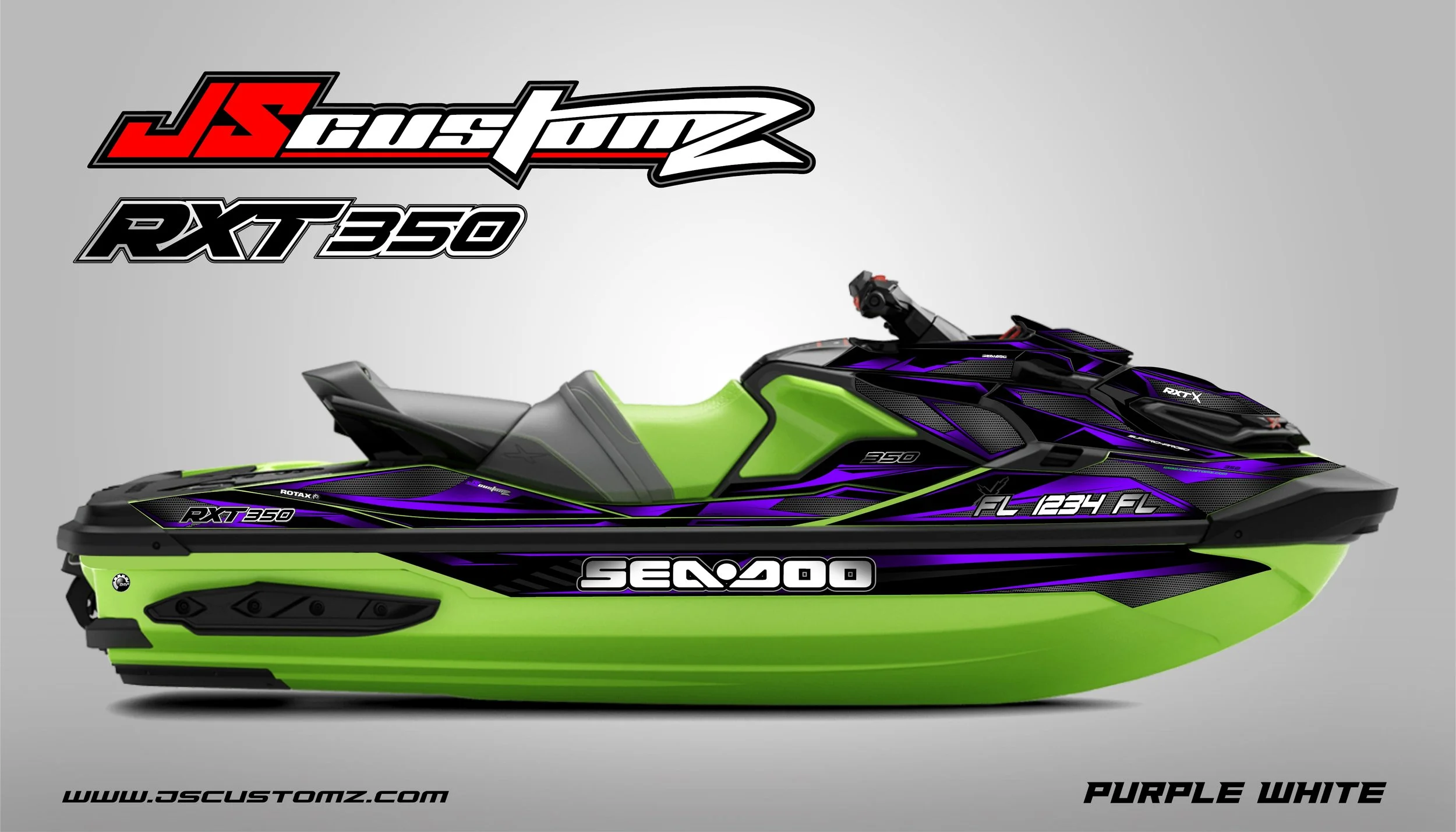 Seadoo RXTX ST3 JS4 Graphic Kit purple white.jpg