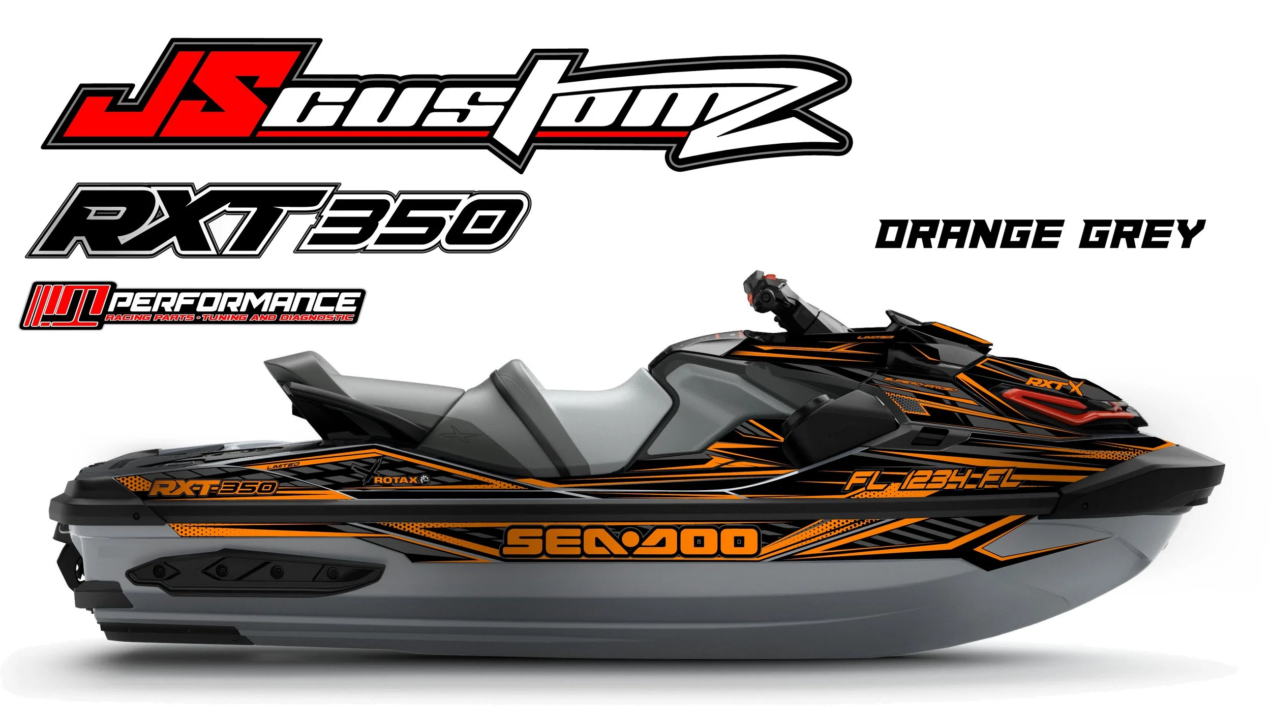 seadoo rxtx js1 full color graphic kit ORANGE GREY.jpg