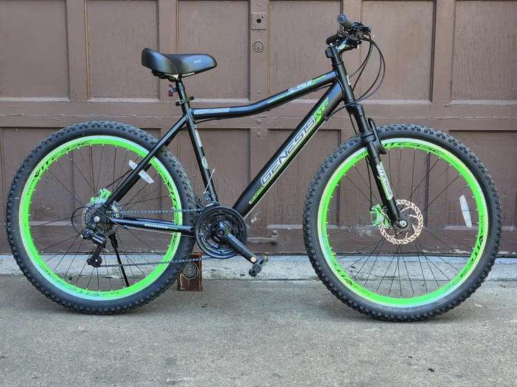 genesis rct green genesis bike