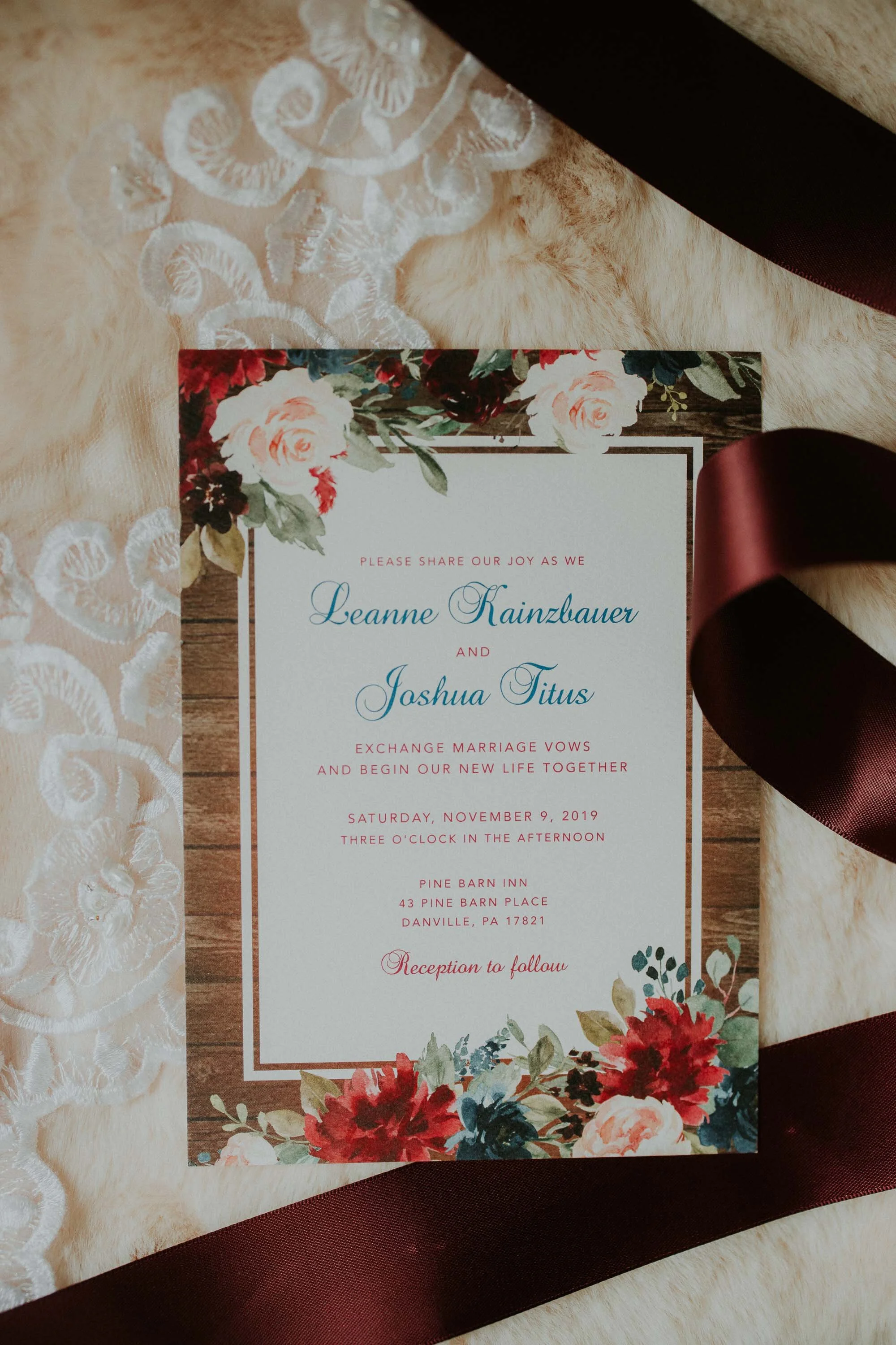 November Pine Barn Inn Wedding Leanne Josh Nicole Dumond