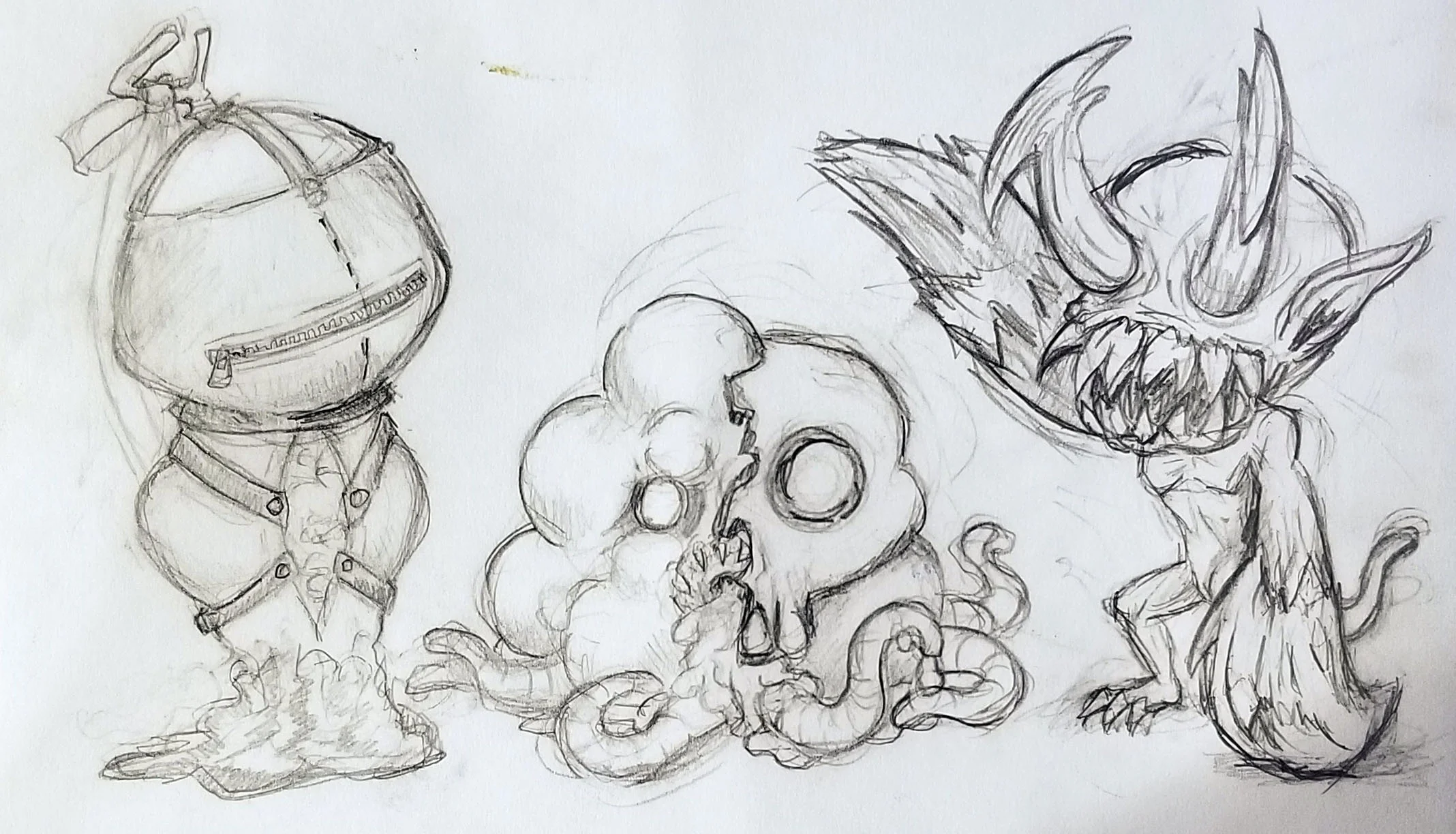The Thralls as baby sketchlings!