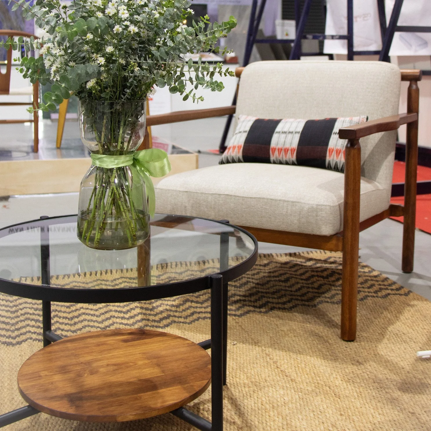 Furniture Expo 2026_16'96 Concepts_Yangon Furniture_Manlanyuwaddy Lounge Chair + Mat Mon Coffee Table.jpg