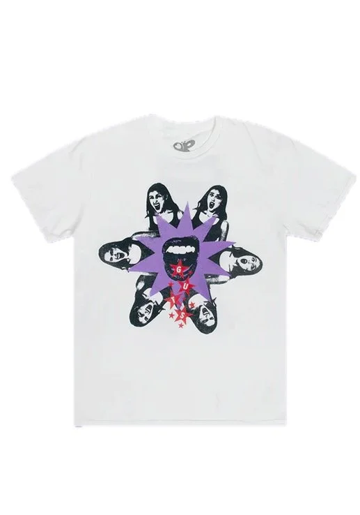 GUTS dateback t-shirt in white