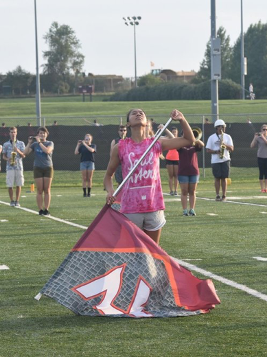 Julia Pimentel working hard at band camp 2018; Source: The Spirit of Tech Facebook