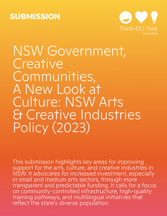 NSW Government, Creative Communities,  A New Look at Culture NSW Arts & Creative Industries Policy (2023).png