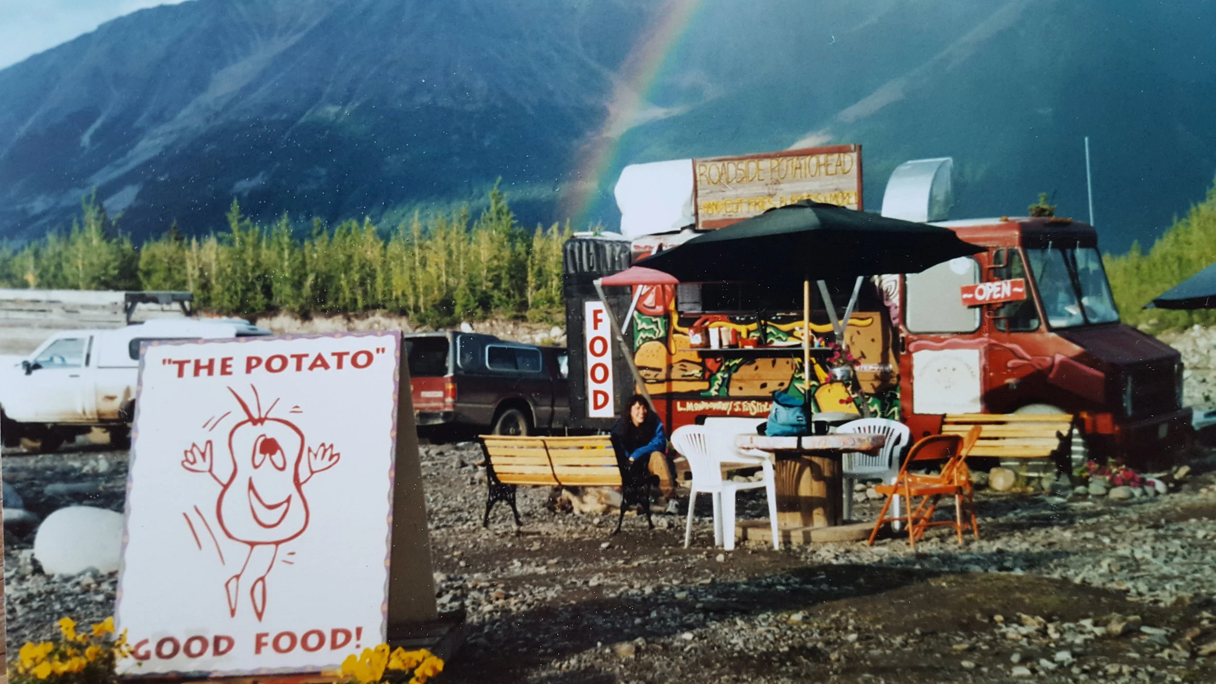 Roadside Potatohead on the west side of the Kennicott River, 1998