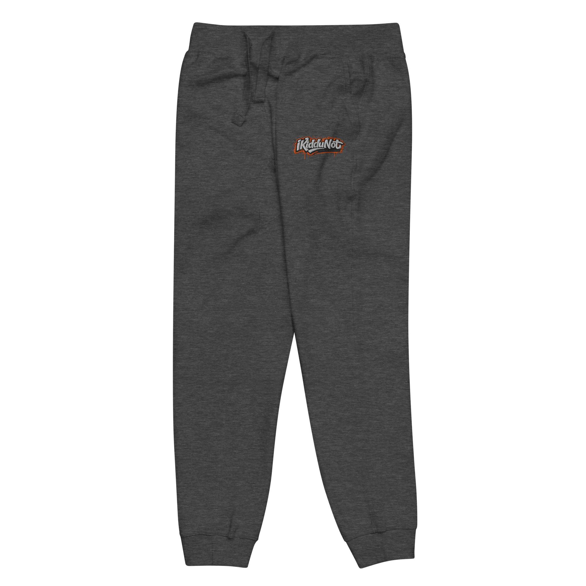 unisex-fleece-sweatpants-charcoal-heather-front-left-69cf19e176f56.png