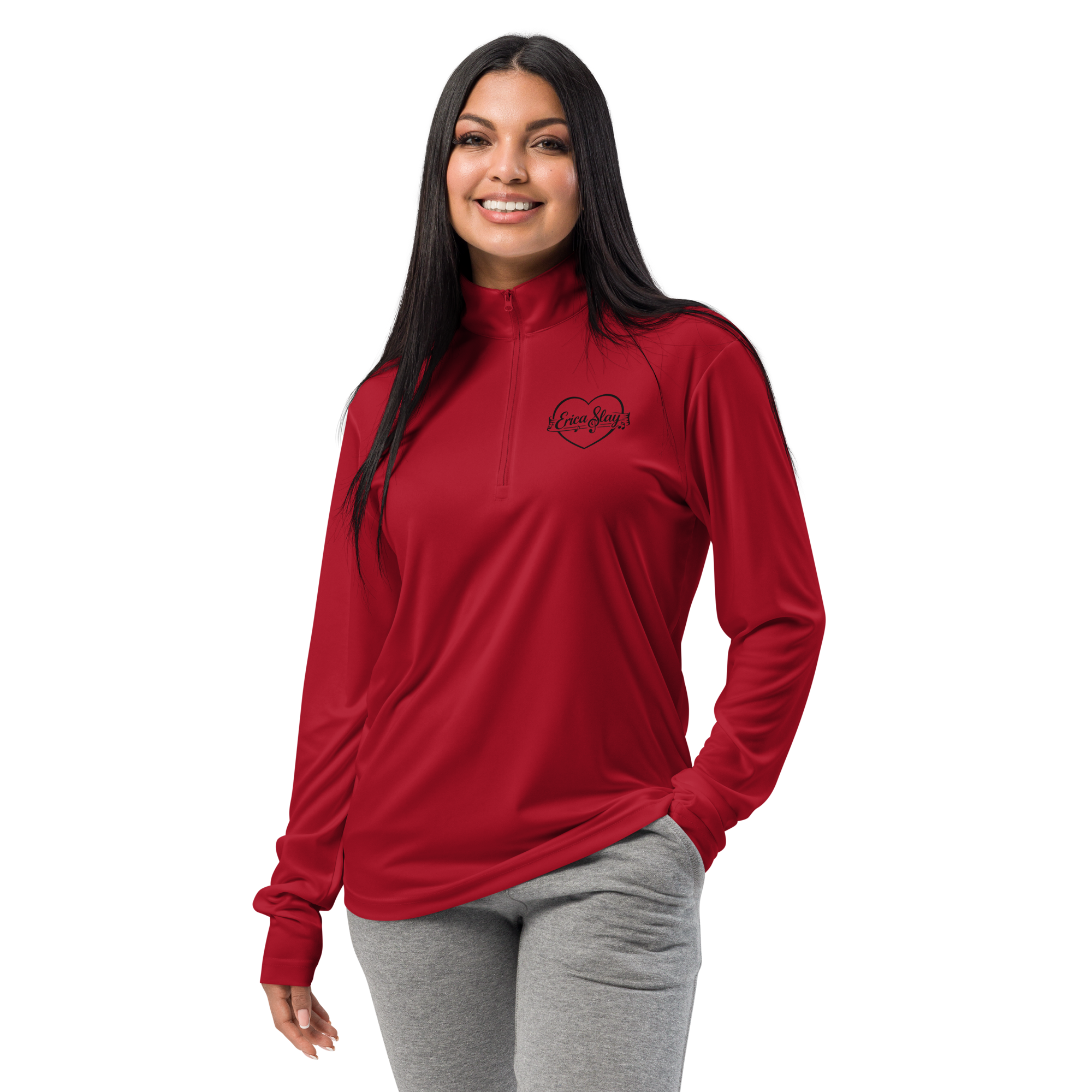 unisex-quarter-zip-pullover-true-red-front-69d714fd3d3bc.png