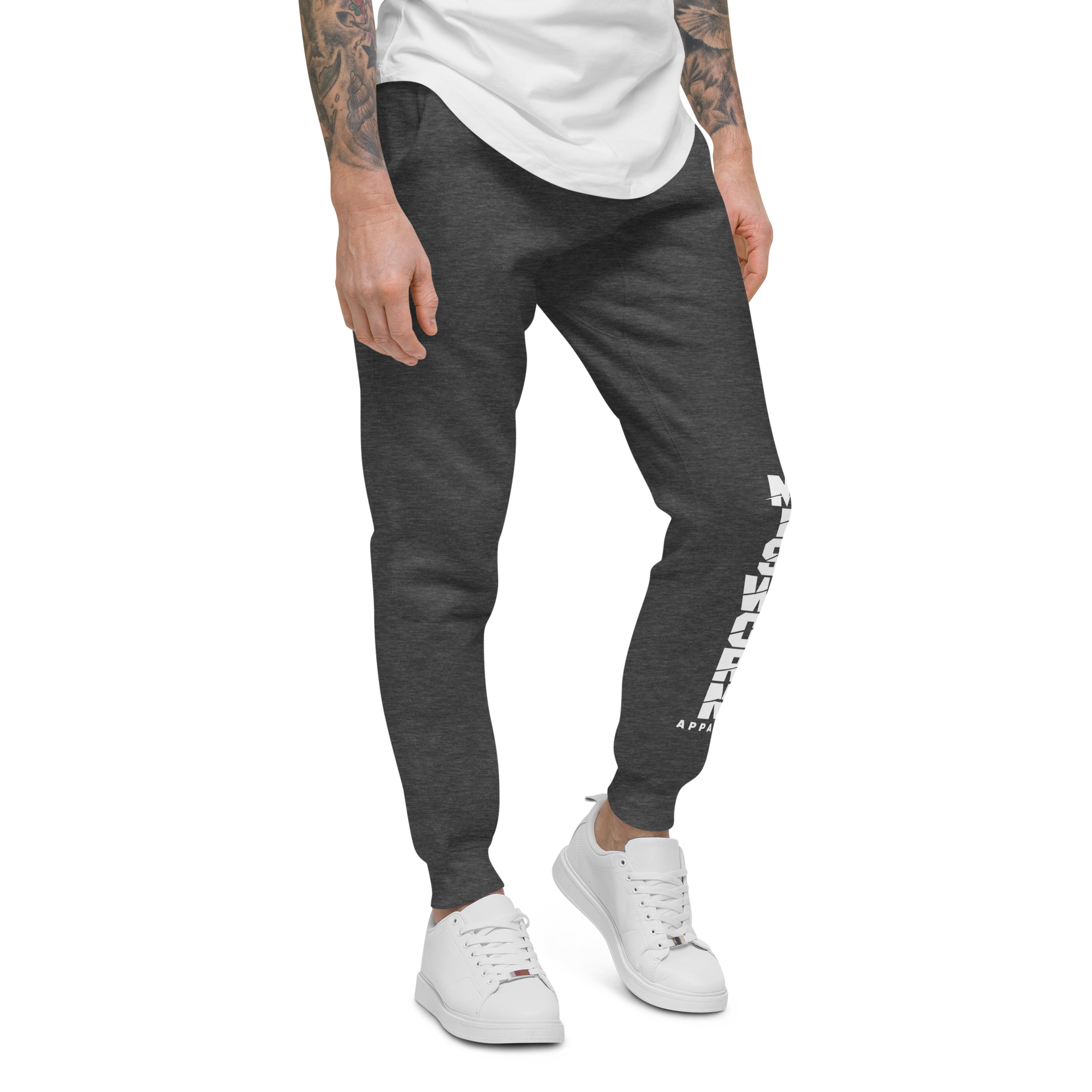 unisex-fleece-sweatpants-charcoal-heather-right-front-6ad9358a5f6ae.png