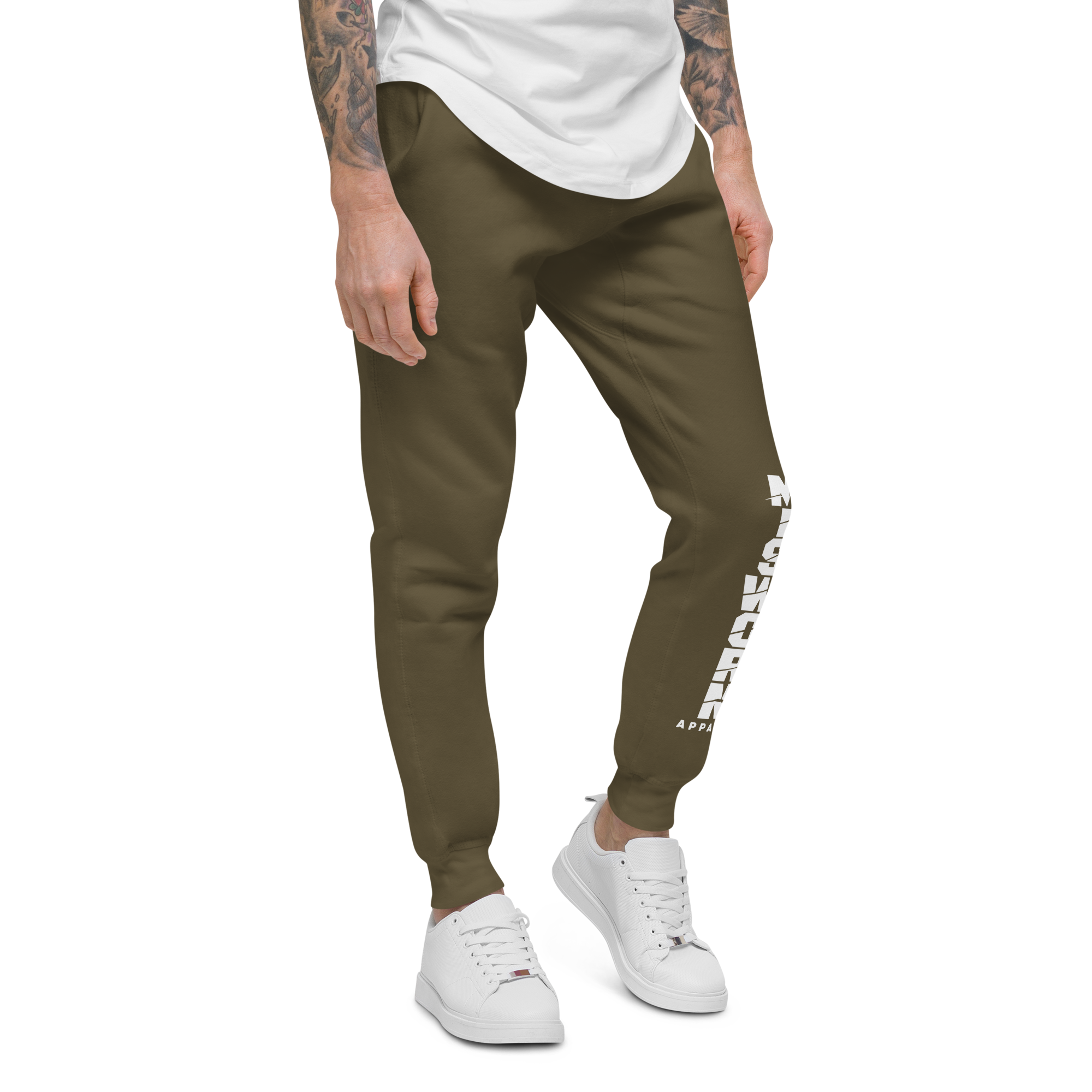 unisex-fleece-sweatpants-military-green-right-front-6ad9358a5f737.png