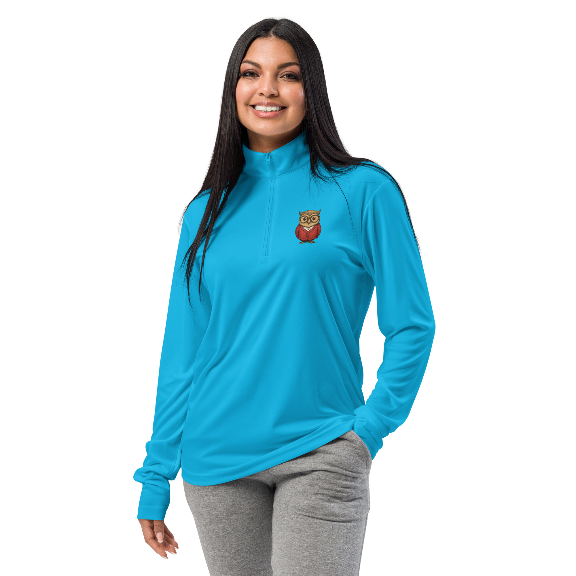 unisex-quarter-zip-pullover-atomic-blue-front-6958c501724cd.png