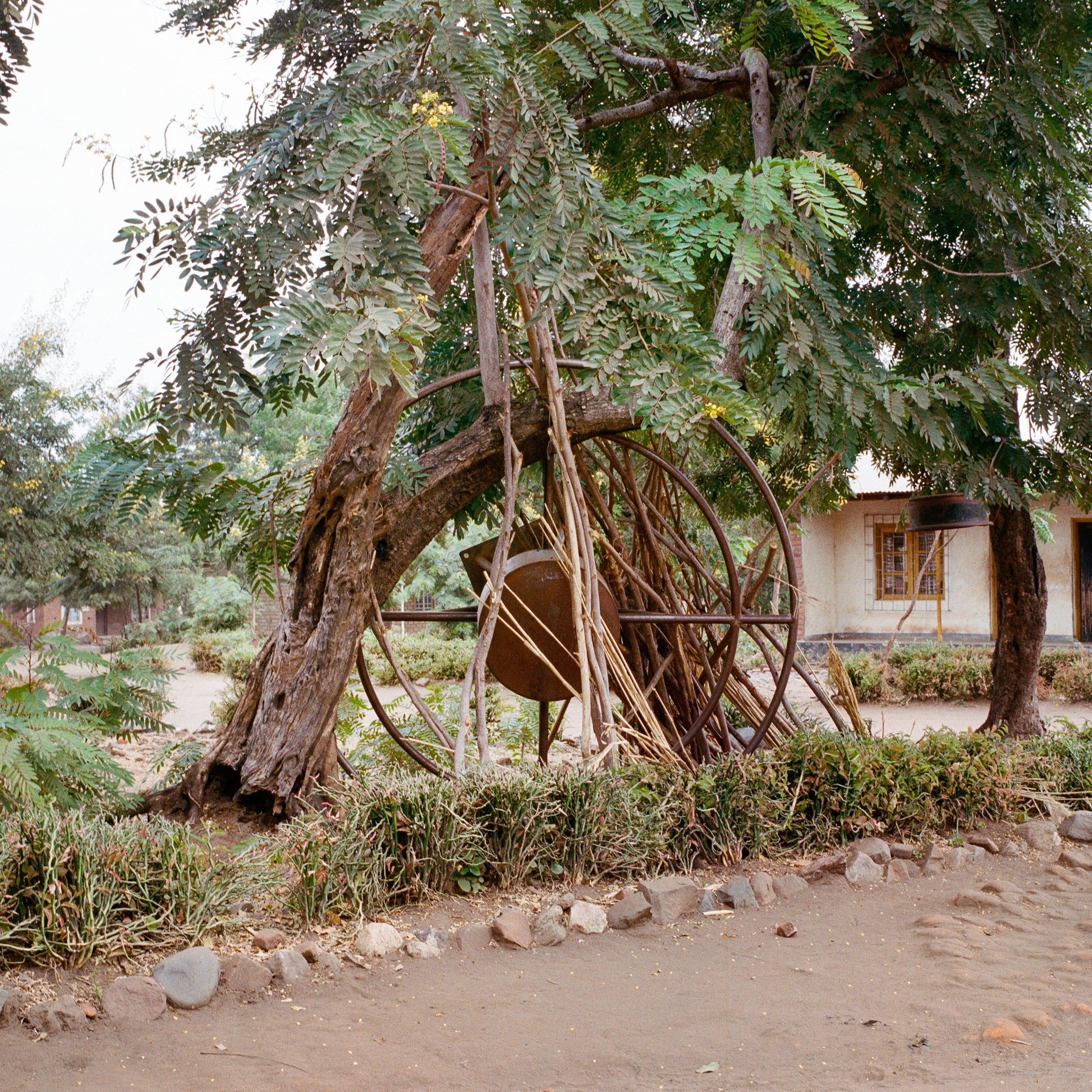  Broken PlayPump. Inifunde, Chikhwawa District, Malawi. Installed in 2012 or 2013, removed after six months, photographed June 11, 2015. 