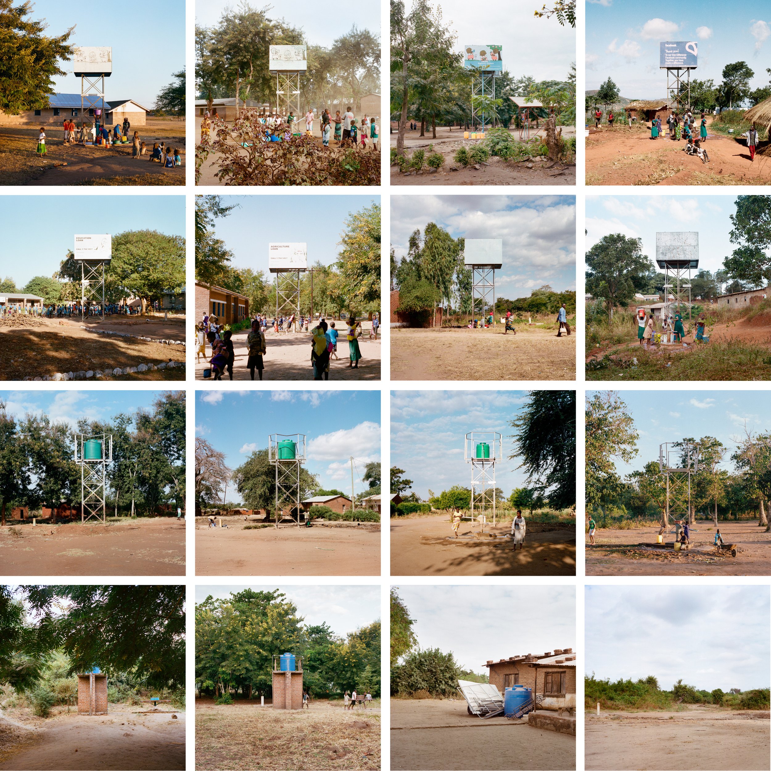  The empty, unused towers from the sites of 16 broken PlayPumps. PlayPumps photographed at various locations in Chikhwawa, Thyolo, and Balaka Districts in Malawi from June 9-13, 2015. 