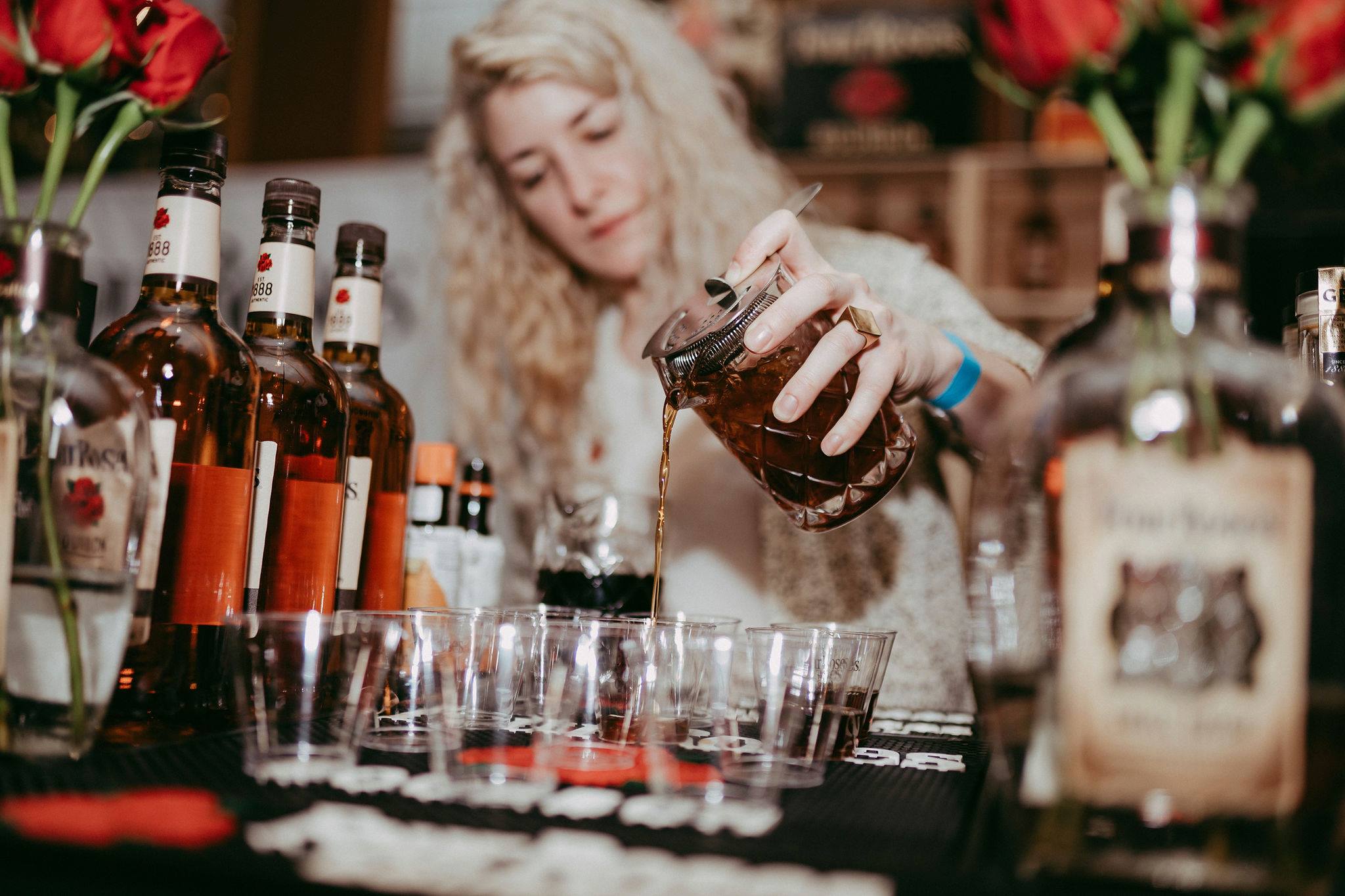 How To Make an Old Fashion at Whiskey Riot Festival