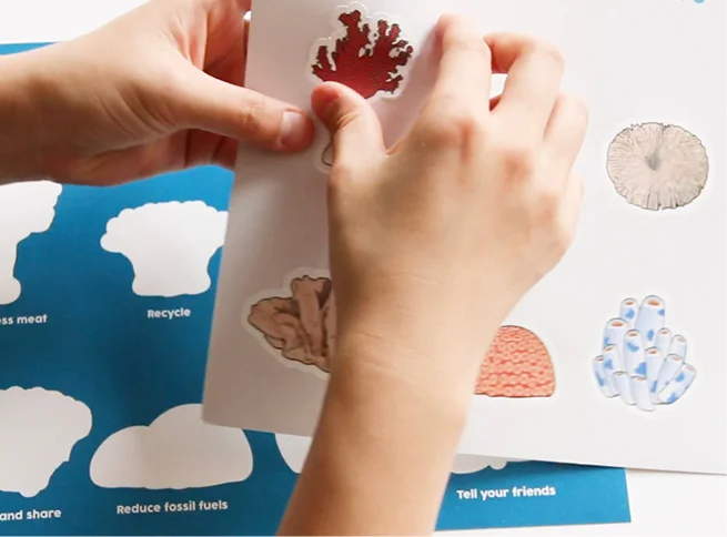 5. Save AR Stickers as a souvenir. This helps participants review what they learned from the workshop.