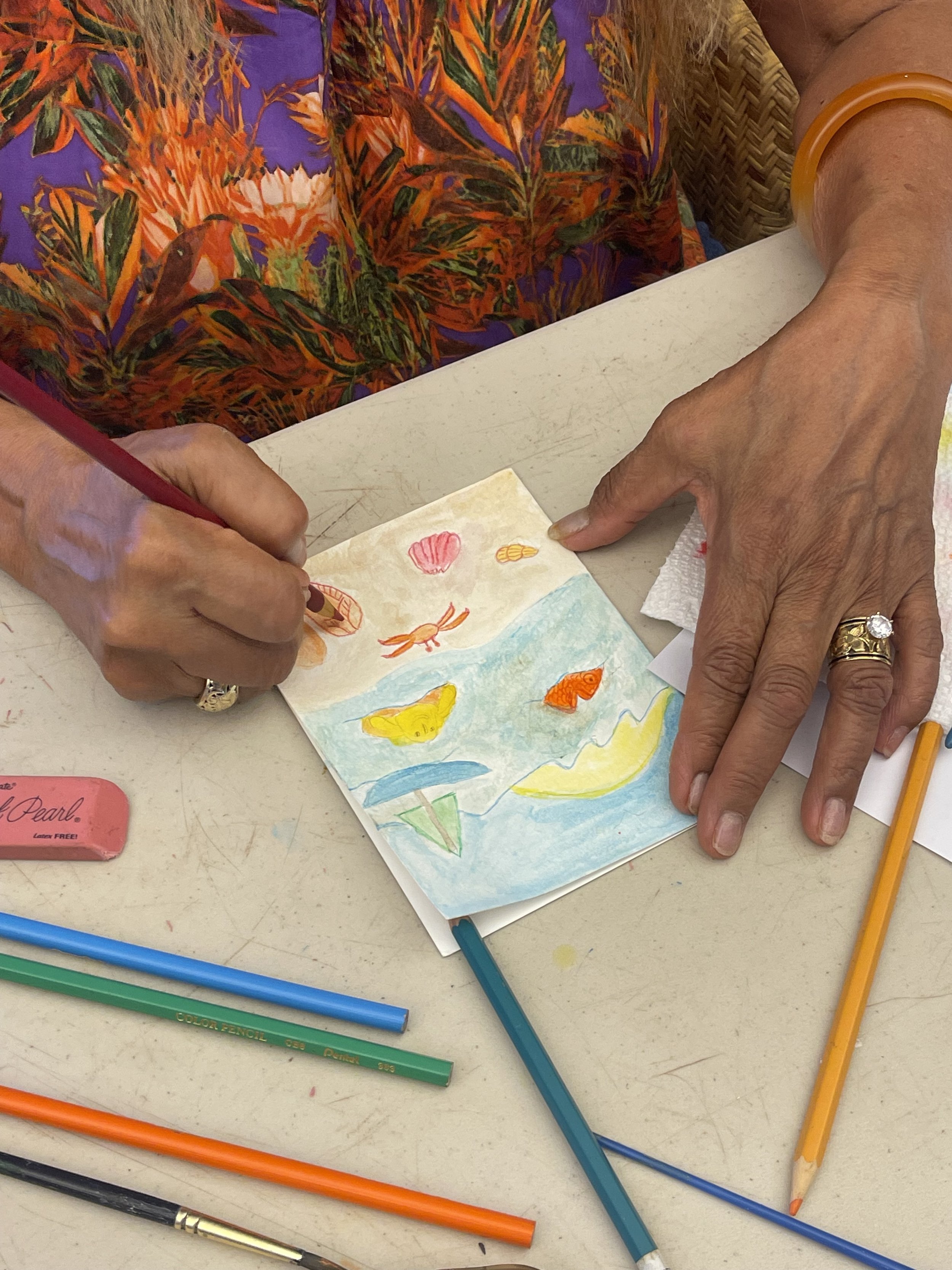 Kūpuna Program Water Color Painting Workshop